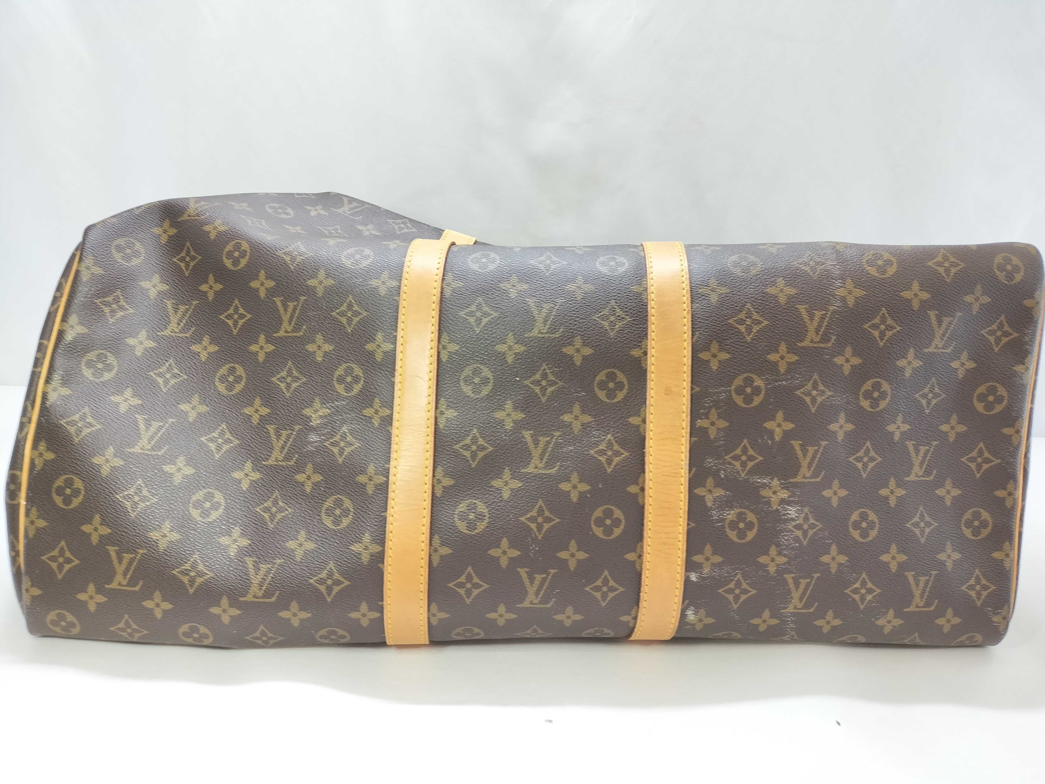 Monogram Vuitton Keepall Boston Bag — view 14