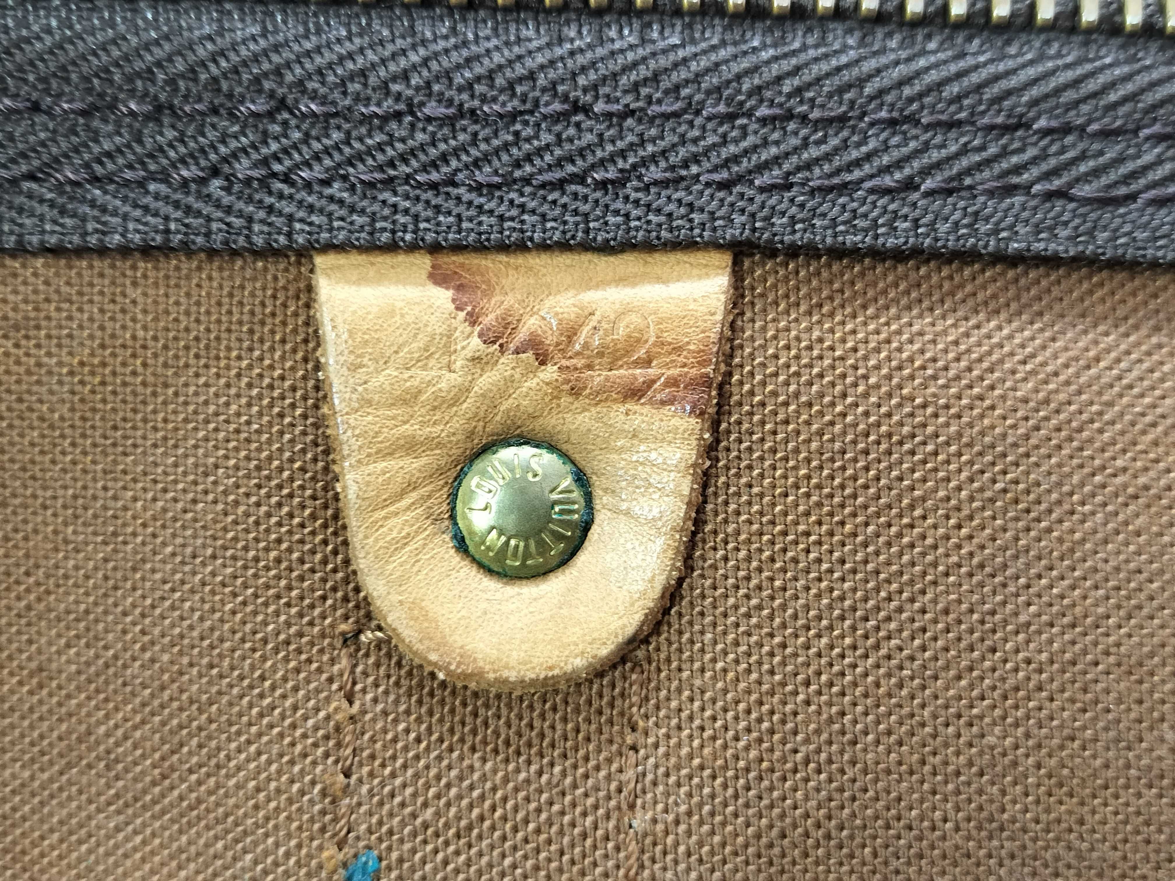 Monogram Vuitton Keepall Boston Bag — view 10