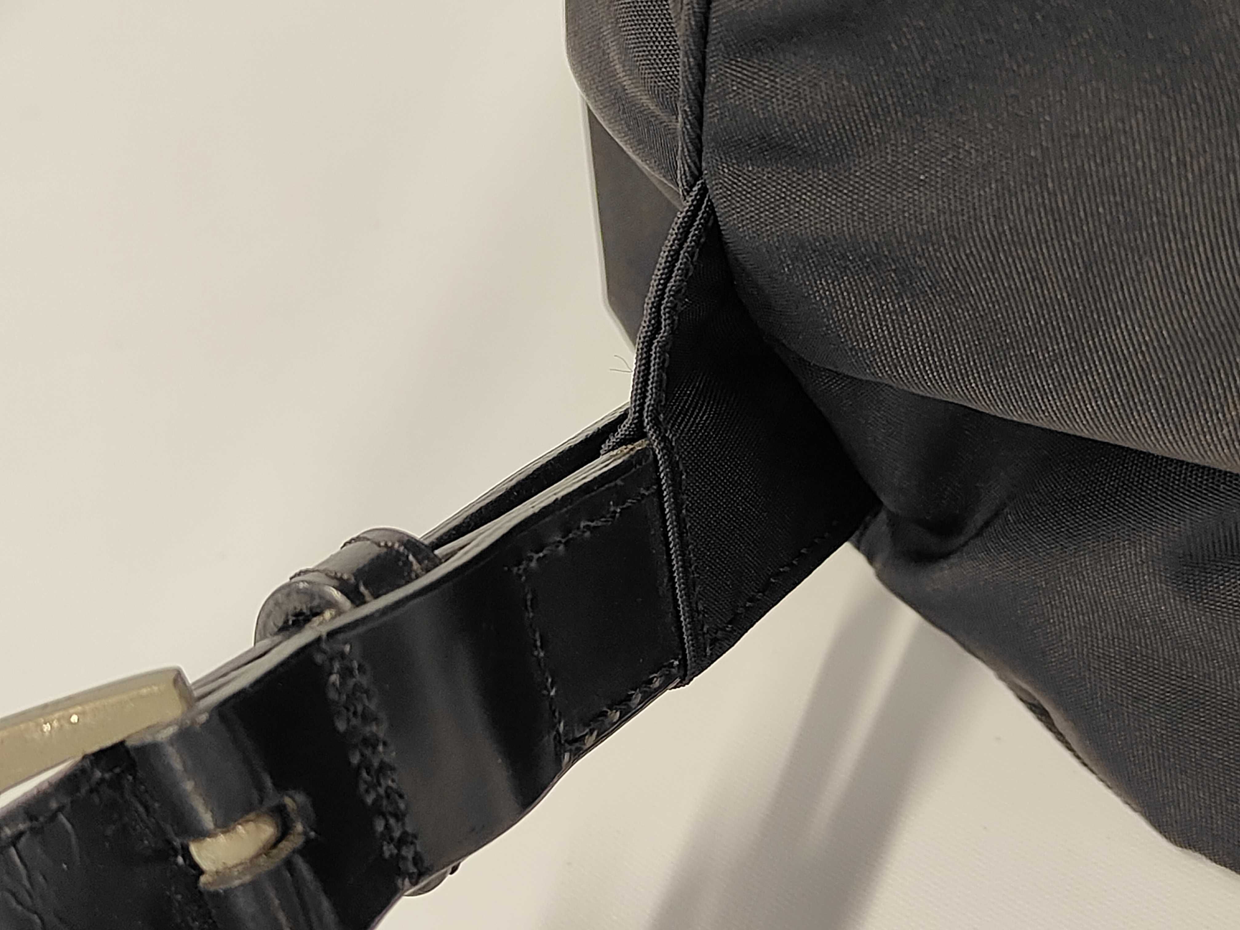 nylon backpack, black backpack. — view 5