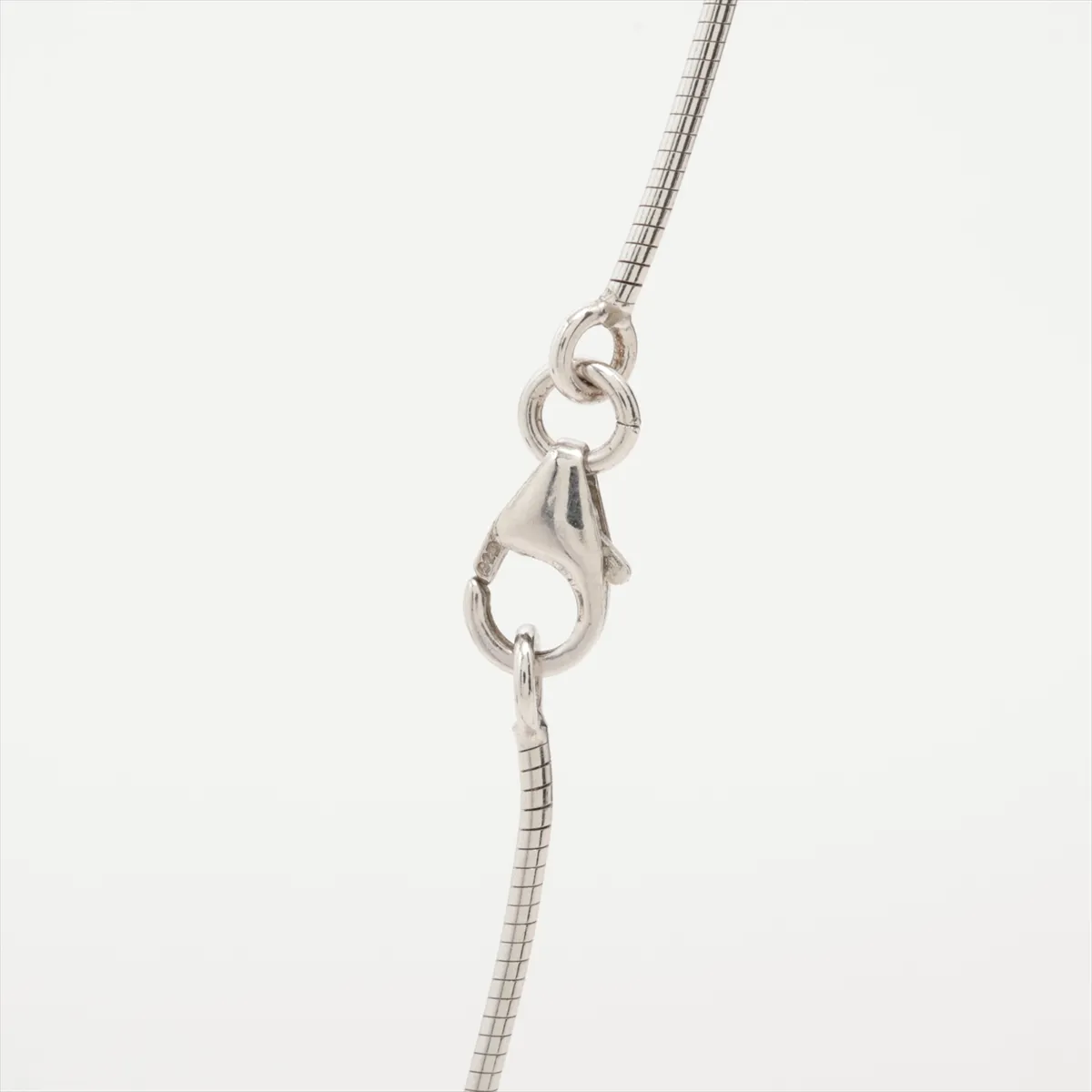 Cage d'H H-Cube Necklace, 925 x Metal, 10g, Silver x Ivory. Shows signs of wear, — view 3