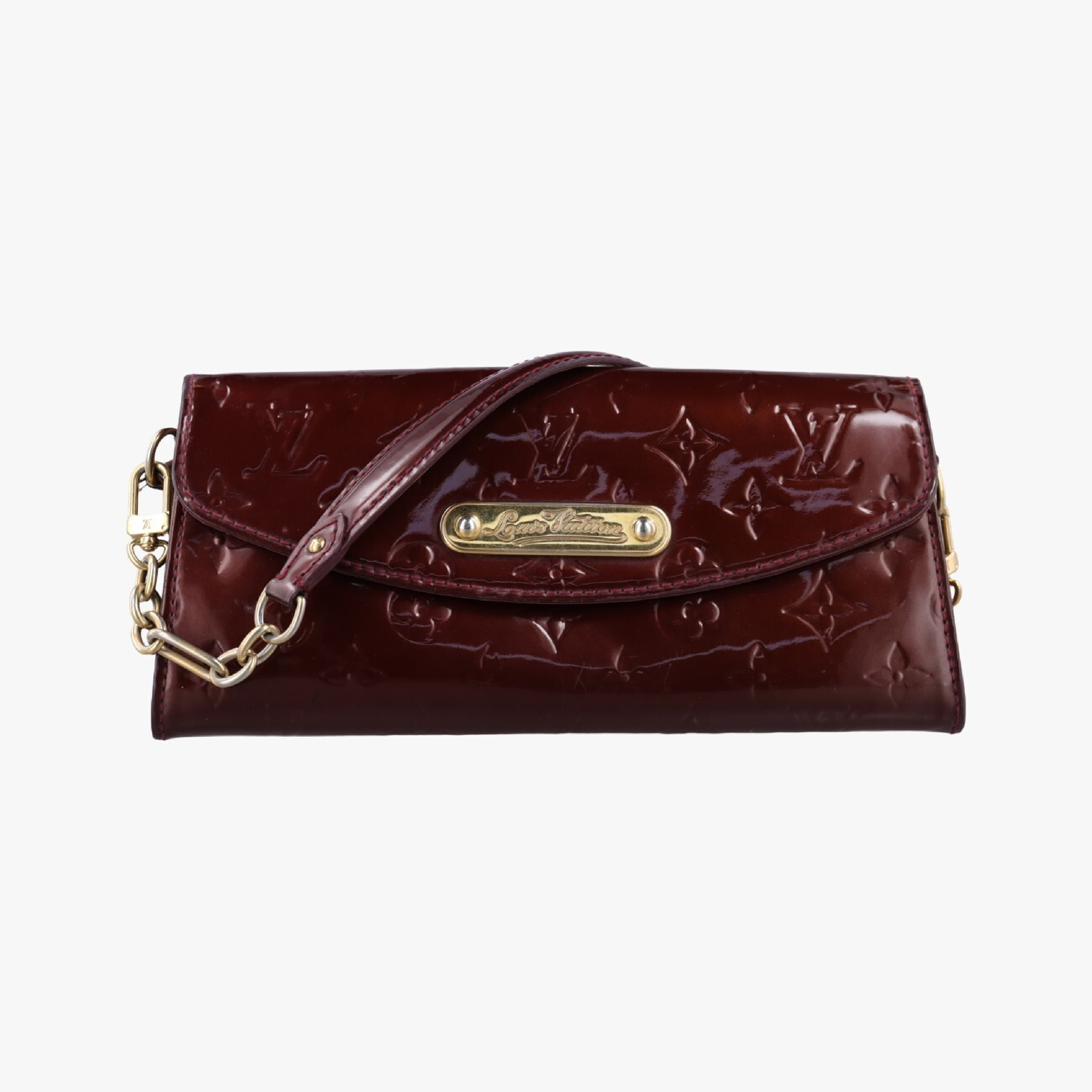 Sunset Boulevard Monogram Rouge Fauviste Vernis M91679 TR1170 Shoulder Bag