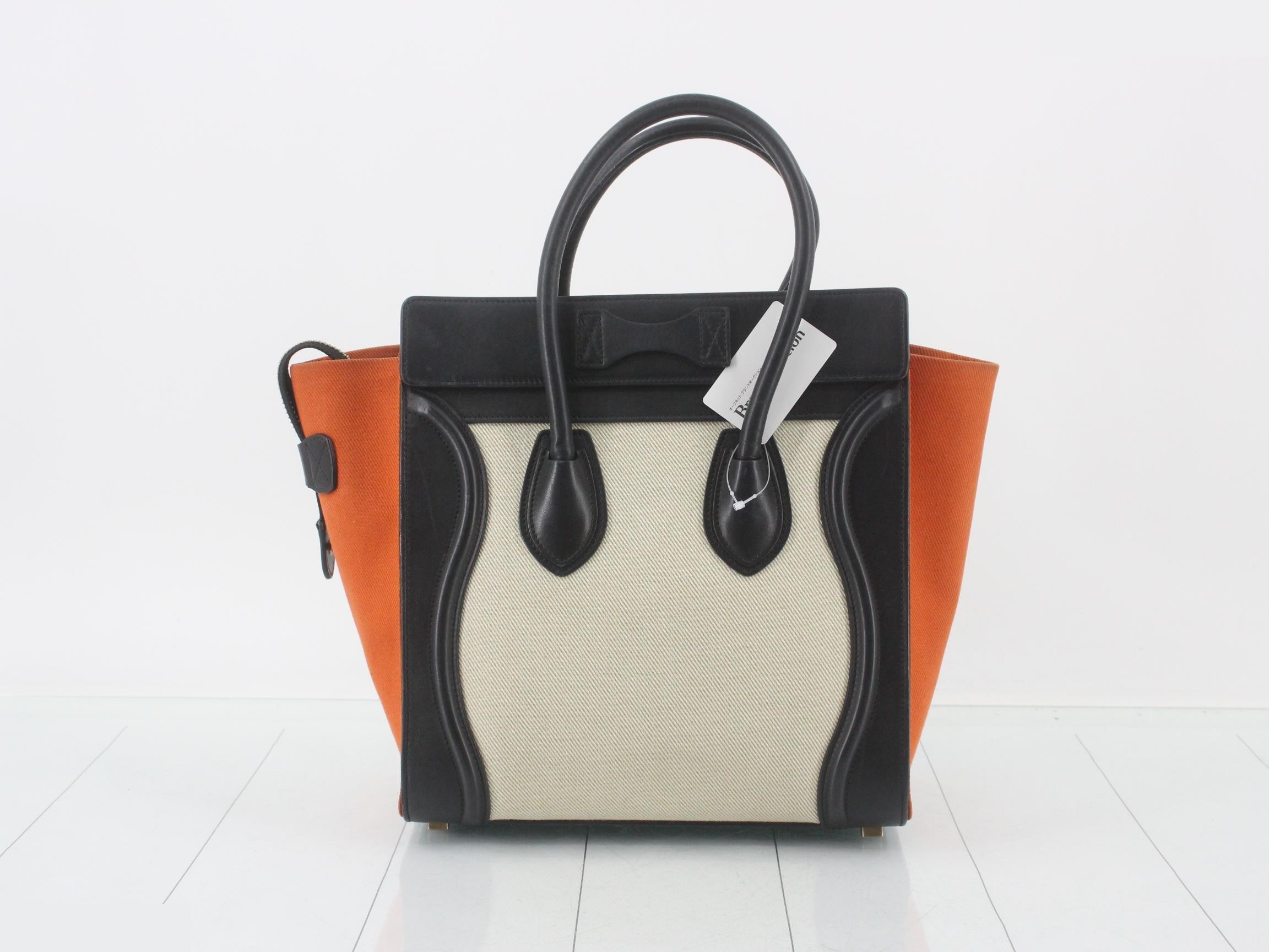 Luggage Micro Canvas/Leather Handbag Multicolor — view 2
