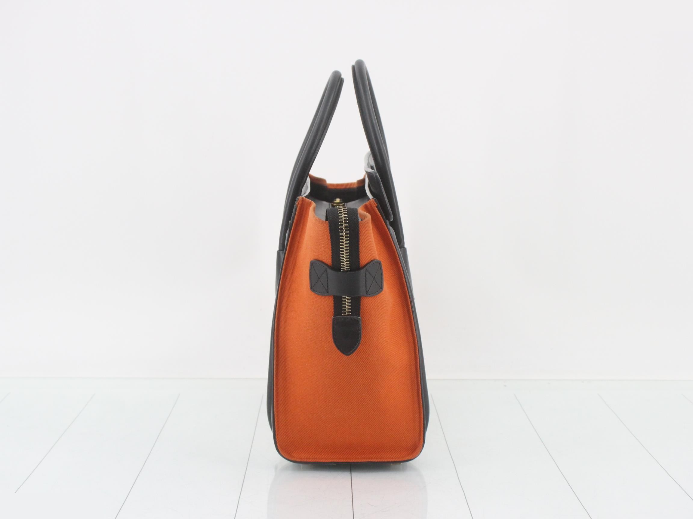 Luggage Micro Canvas/Leather Handbag Multicolor — view 3