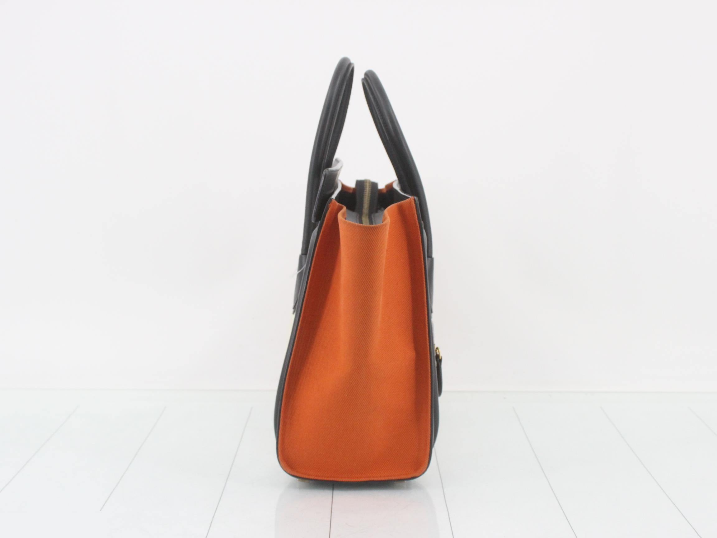 Luggage Micro Canvas/Leather Handbag Multicolor — view 4