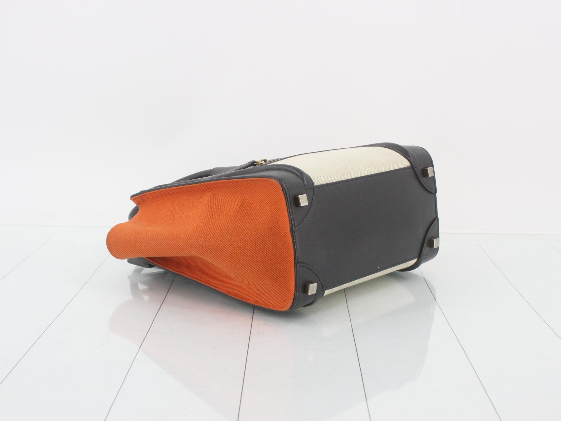 Luggage Micro Canvas/Leather Handbag Multicolor — view 5