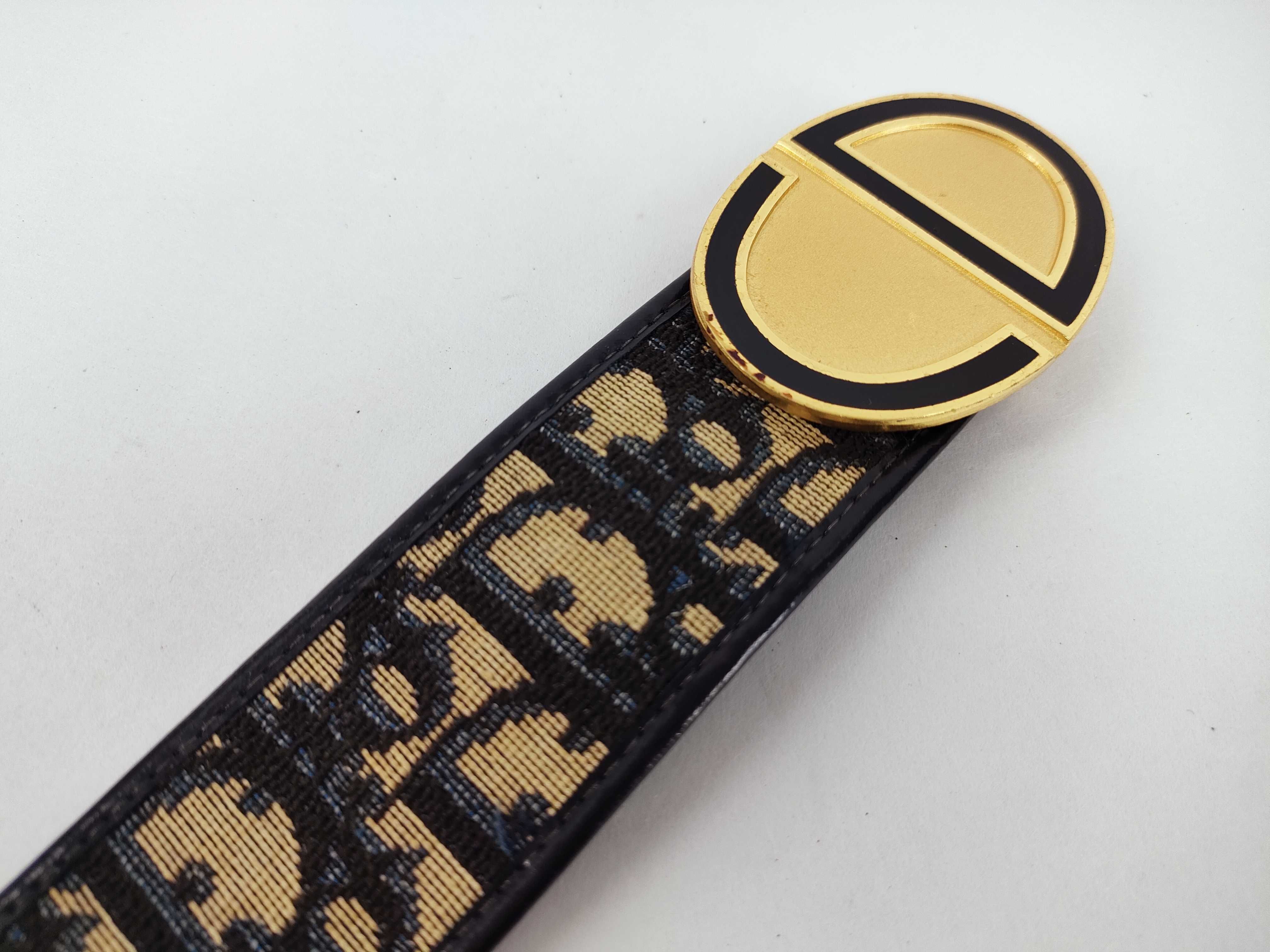 Trotter Dior Trotter pattern canvas belt — view 7