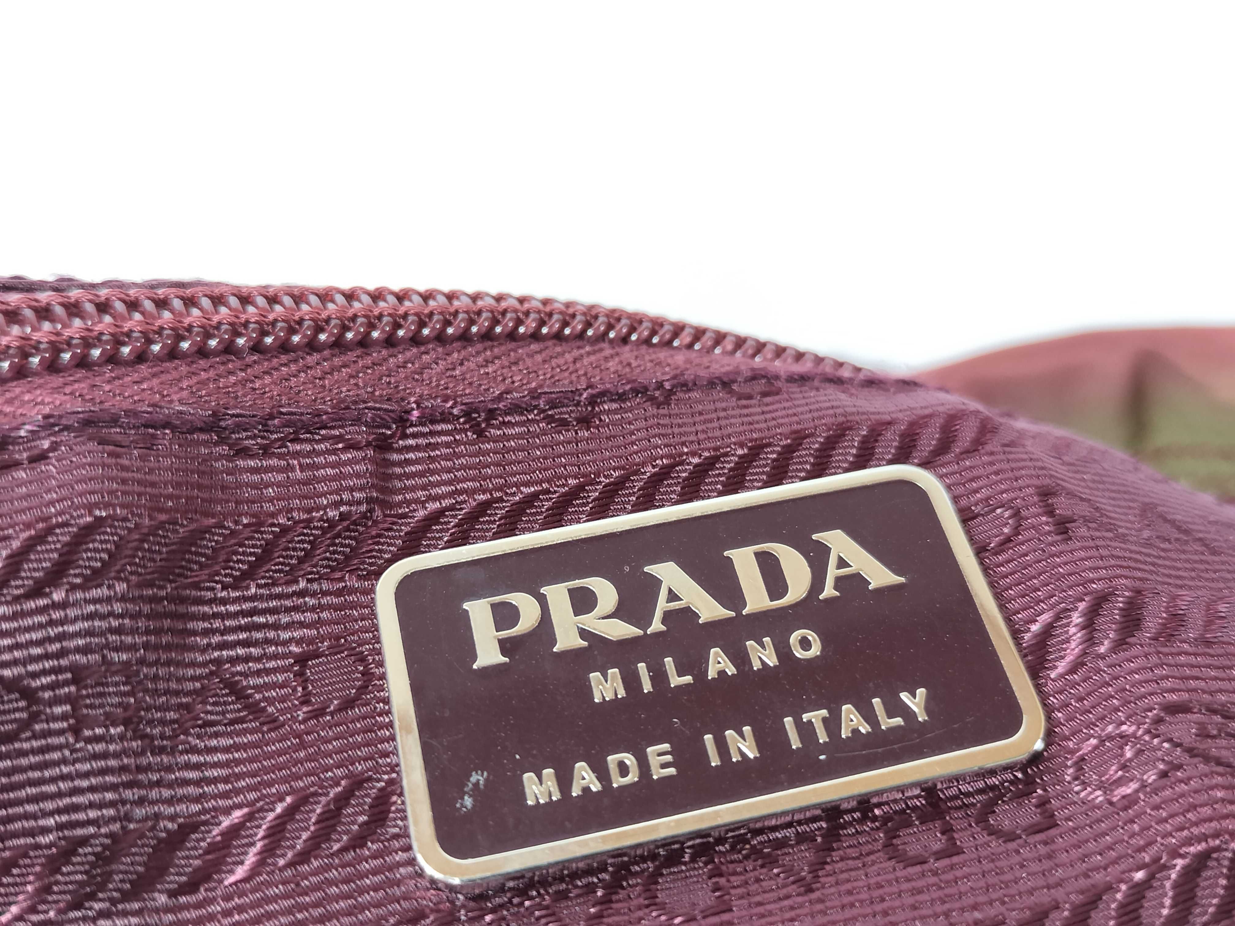 Nylon Prada Handbag Nylon Red Handbag — view 11