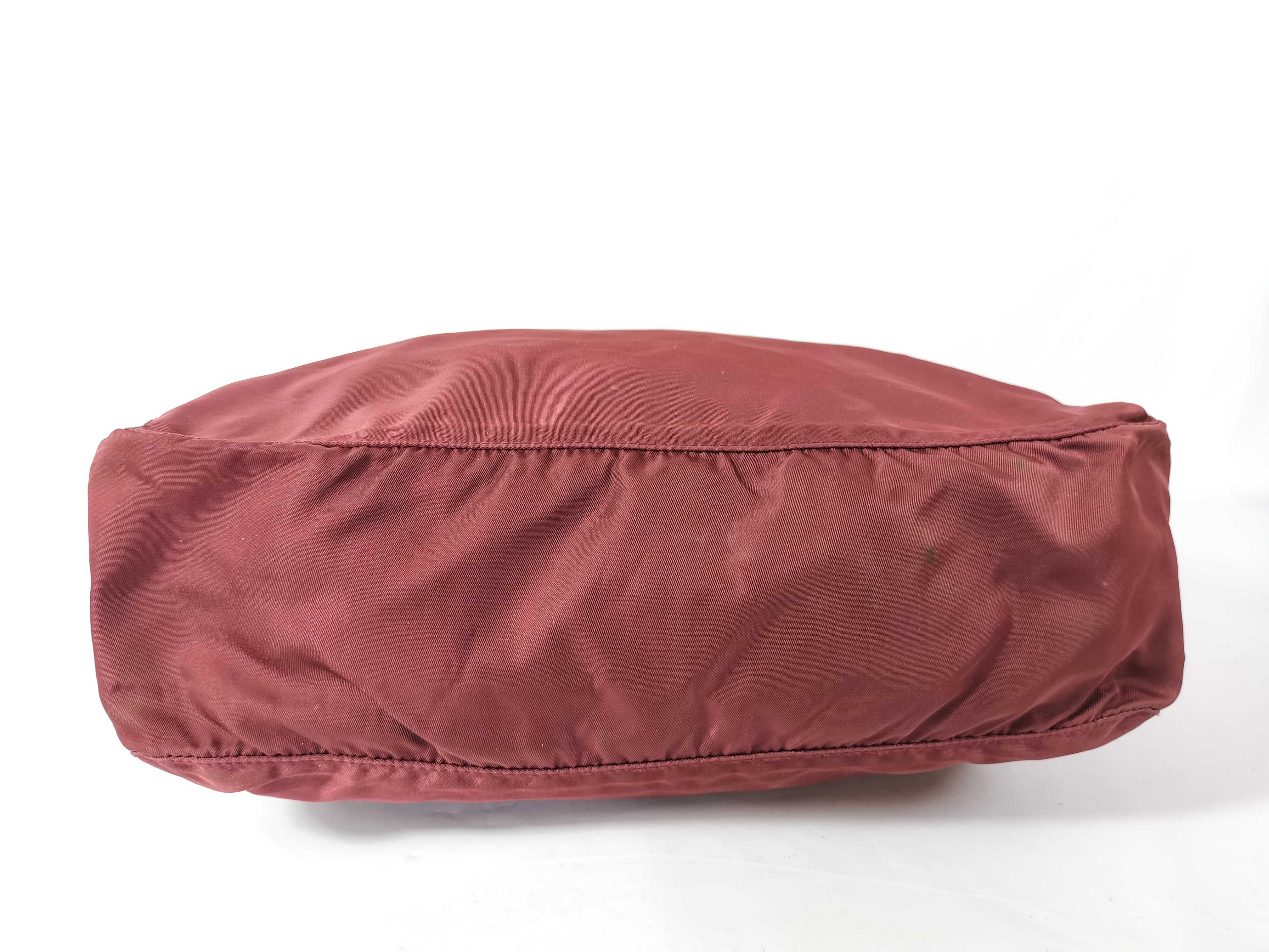 Nylon Prada Handbag Nylon Red Handbag — view 7