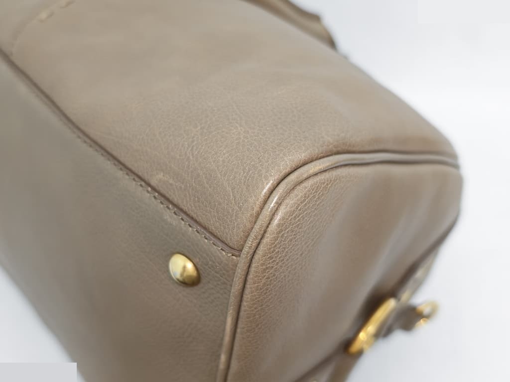 MUSA BOWLER BROWN TAUPE GHW — view 4