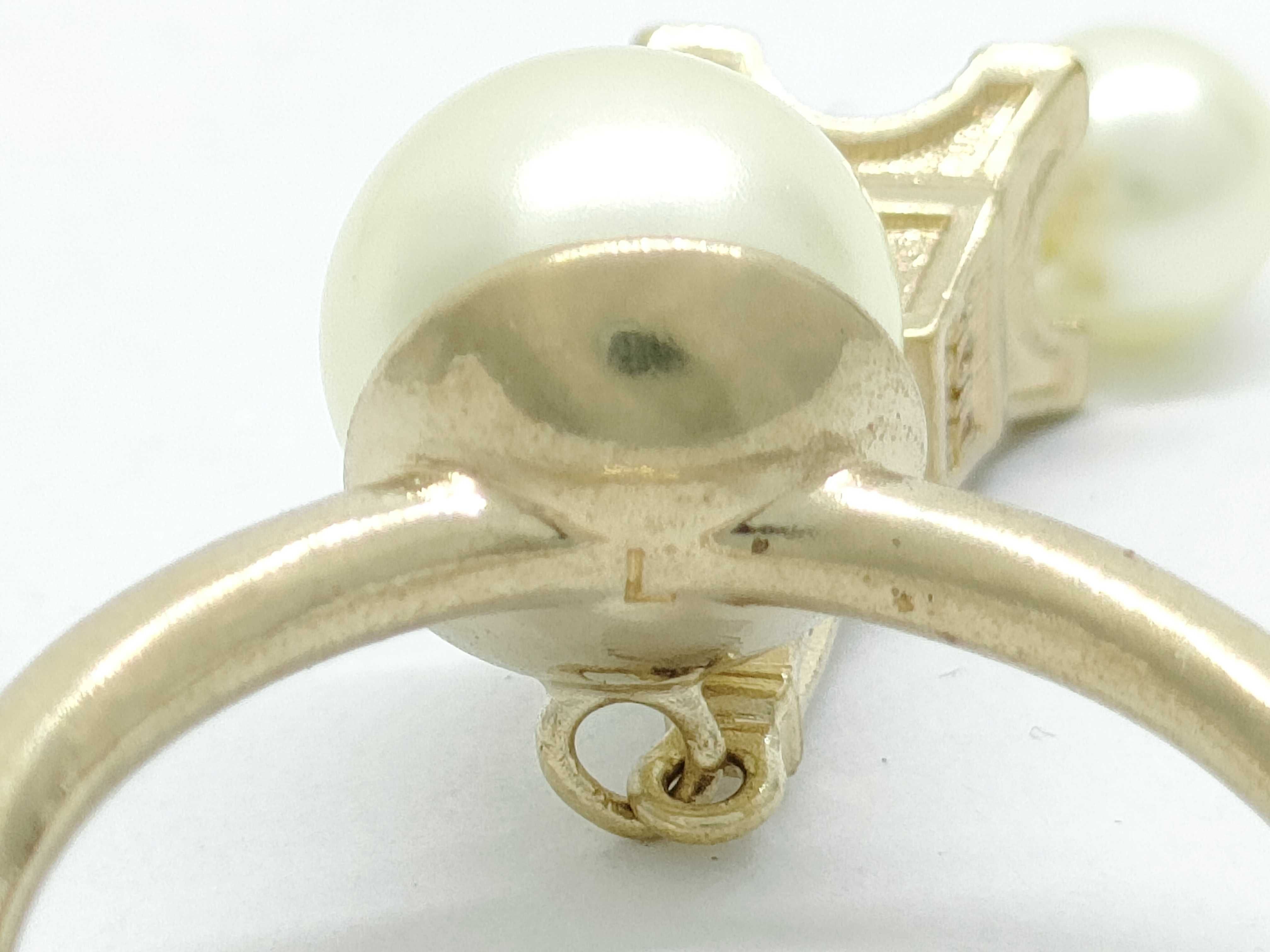 Resin Pearl Eiffel Tower Ring 3.2g — view 6