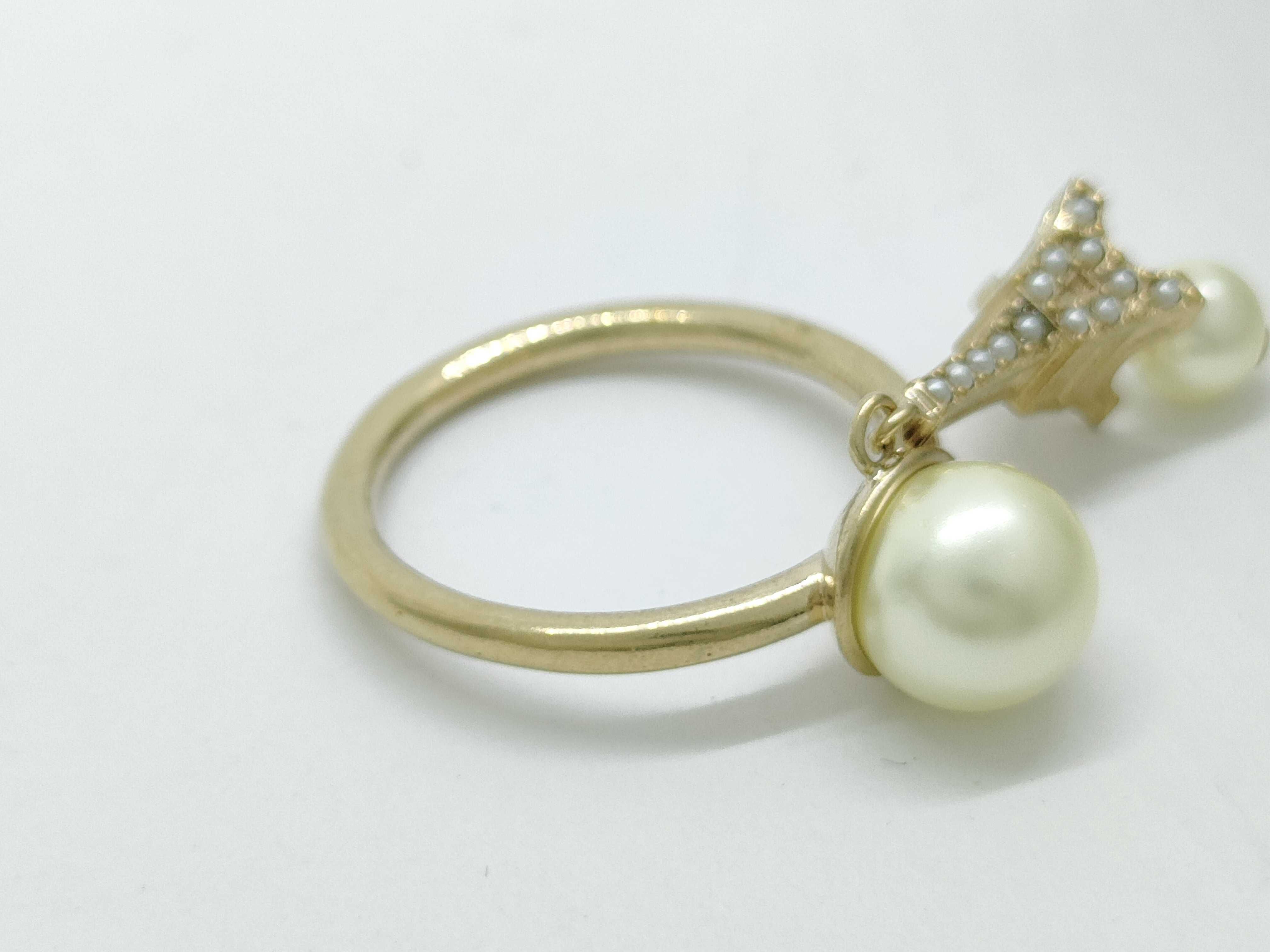 Resin Pearl Eiffel Tower Ring 3.2g — view 9