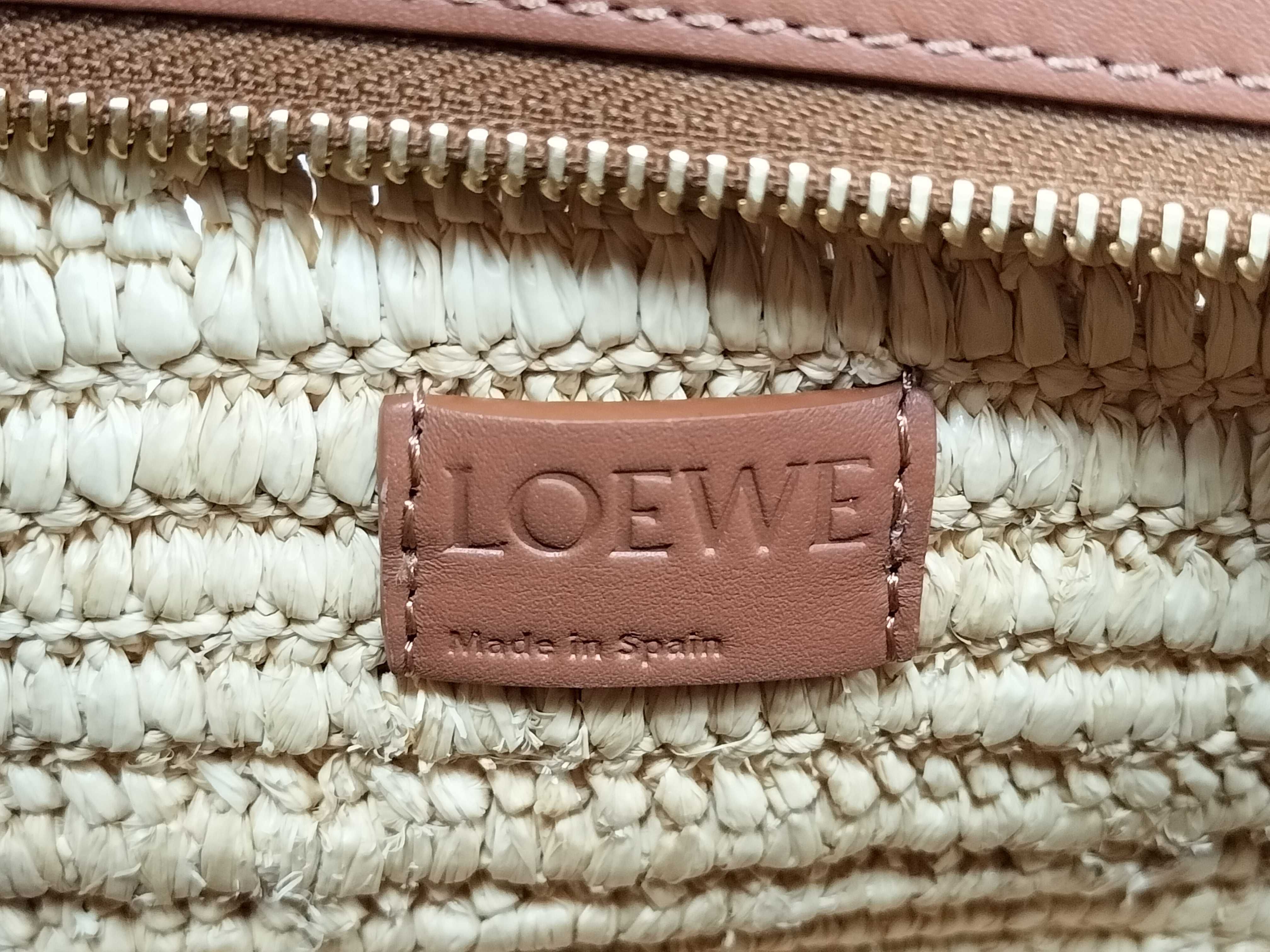 TH-522604 Eclipse pochette in raffia and calfskin Beige Shoulder Bag - G Shoulder Bag — view 11