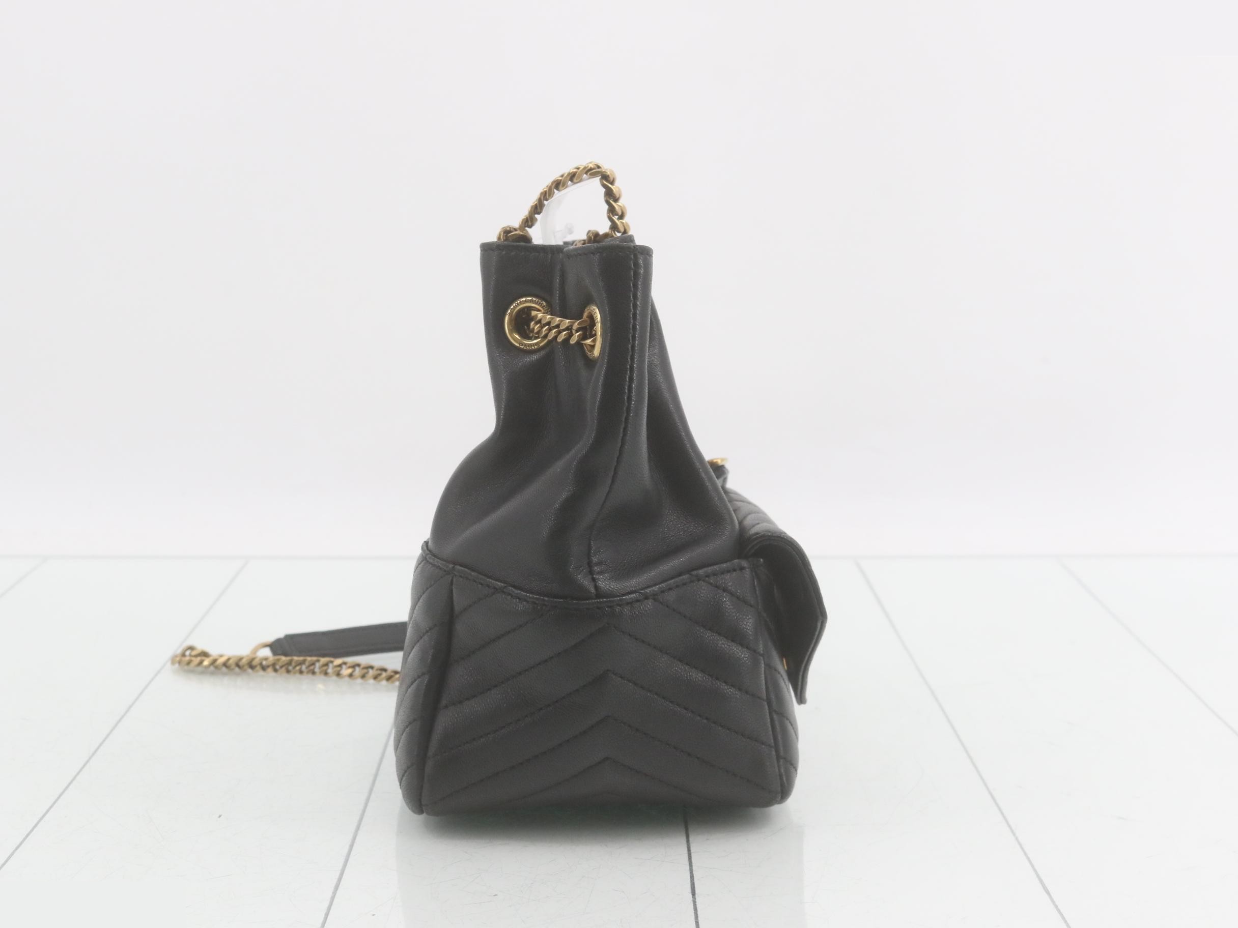 Joe Mini Leather Chain Shoulder Bag — view 4