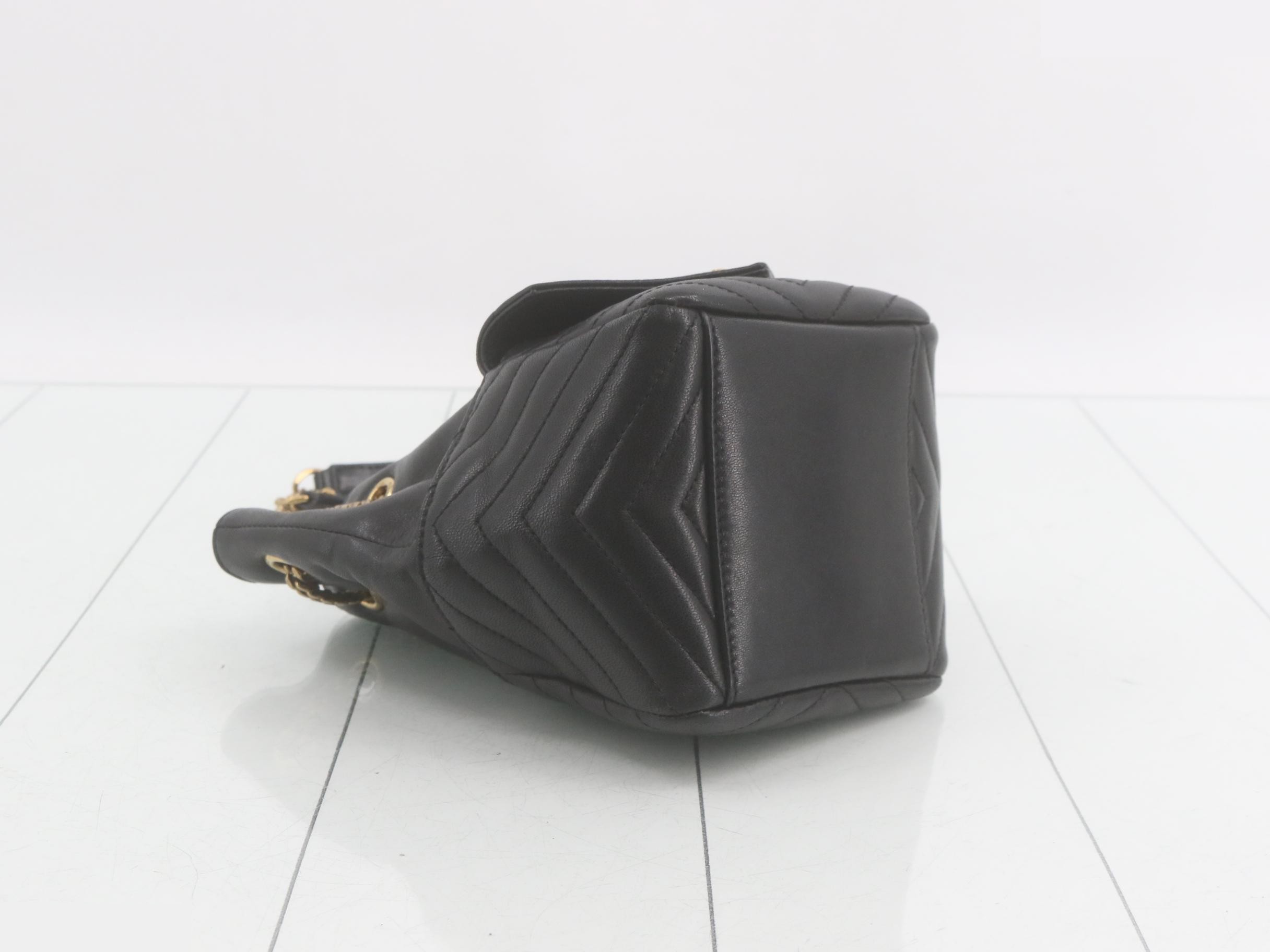 Joe Mini Leather Chain Shoulder Bag — view 5