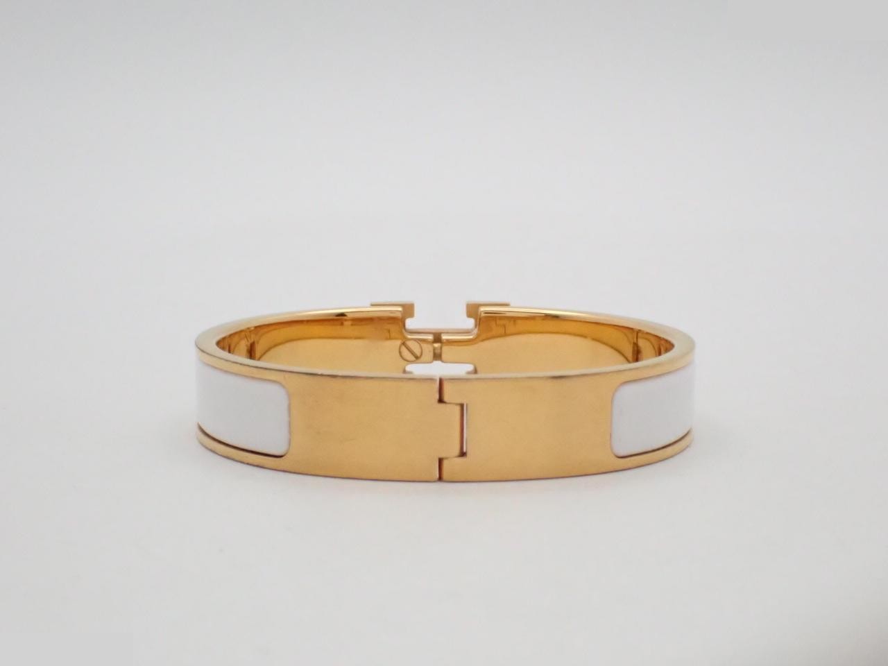 Bracelet, "Click H", White, Wrist circumference approx. 16cm — view 2