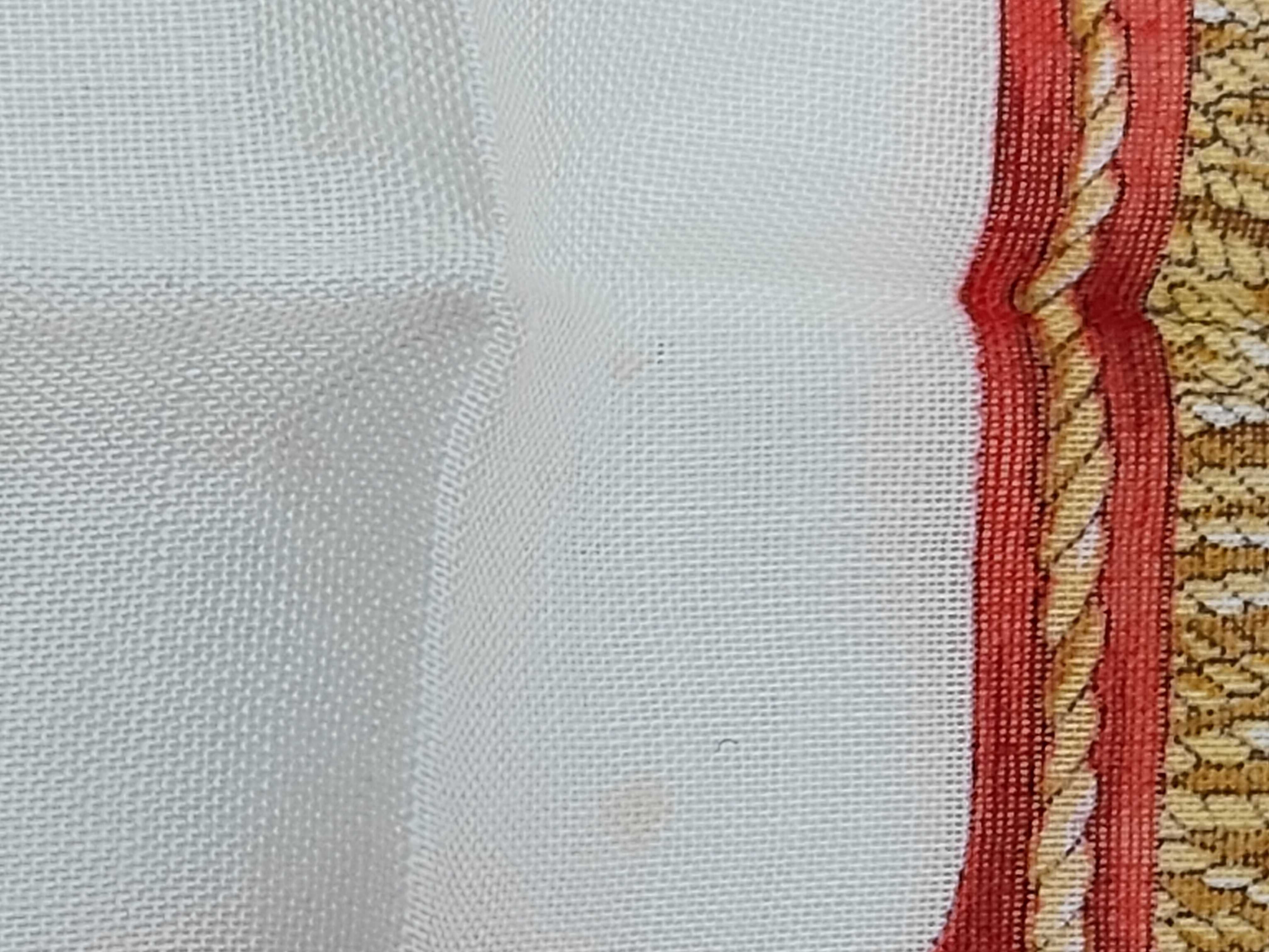 handkerchief scarf with drum-shaped fringe and tassel, and other accessories. — view 4