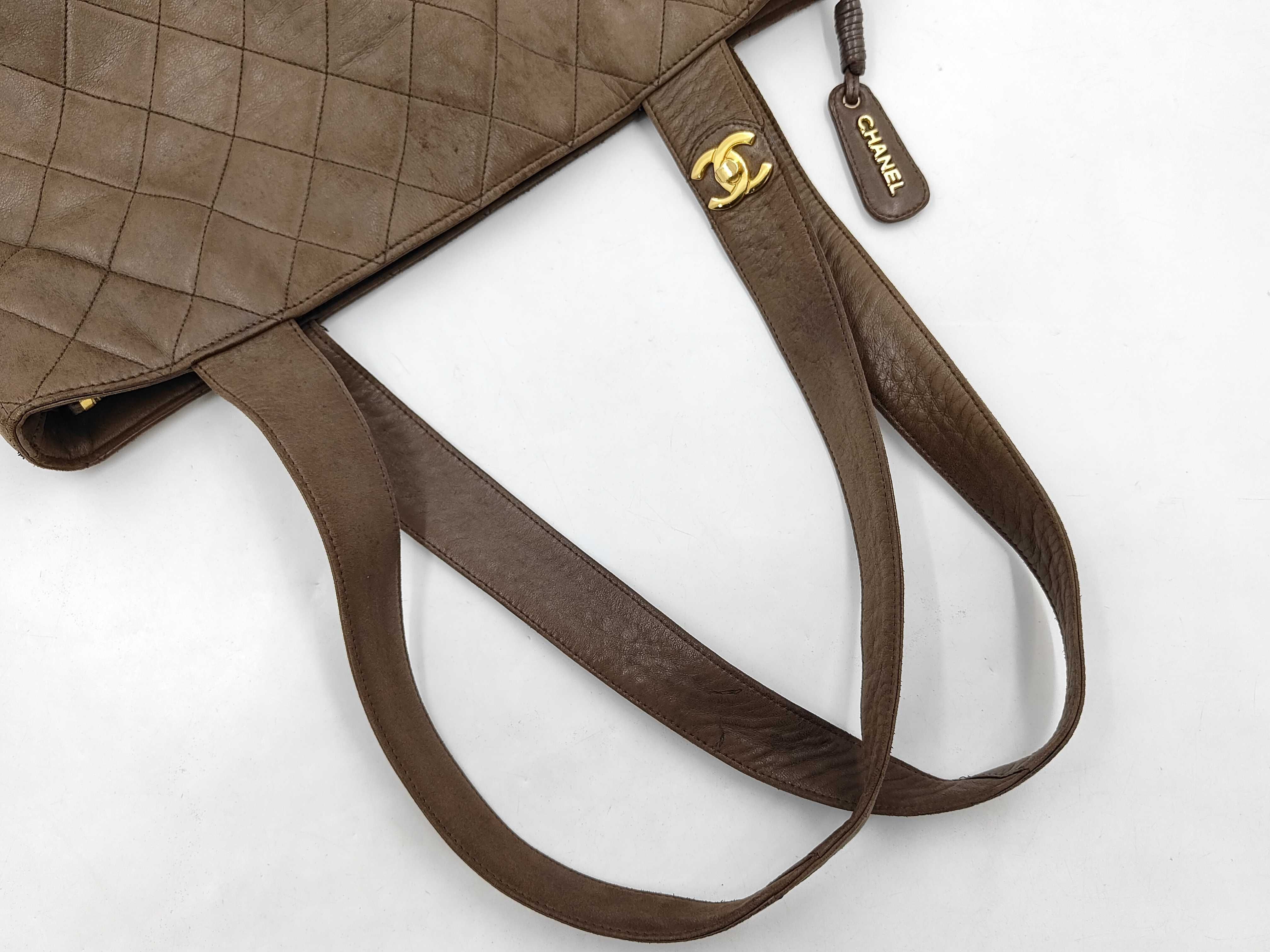Matelassé Tote Bag, Beige Tote Bag — view 5