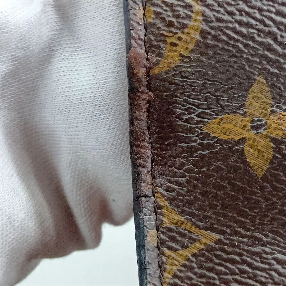Monogram x Taurillon Samplace M43713 CA0158 Brown x Red (RFID detected) — view 13