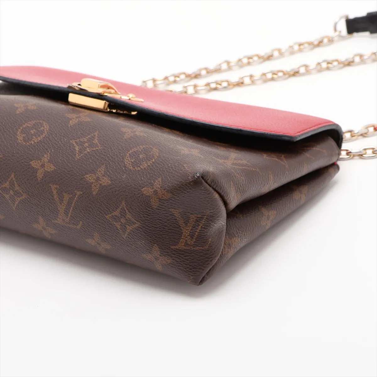 Monogram x Taurillon Samplace M43713 CA0158 Brown x Red (RFID detected) — view 3