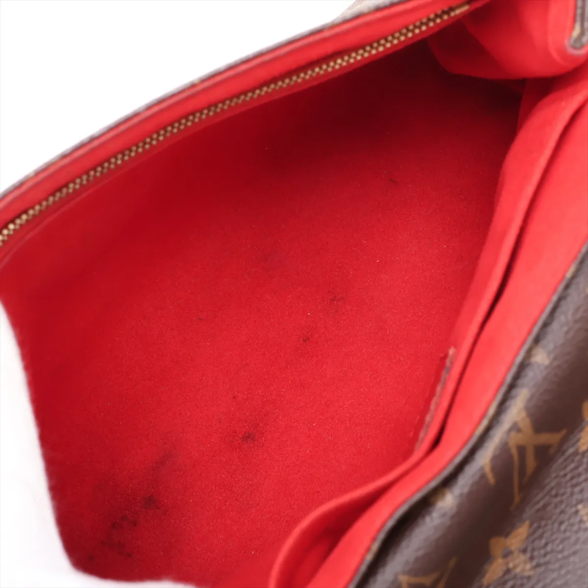 Monogram x Taurillon Samplace M43713 CA0158 Brown x Red (RFID detected) — view 6