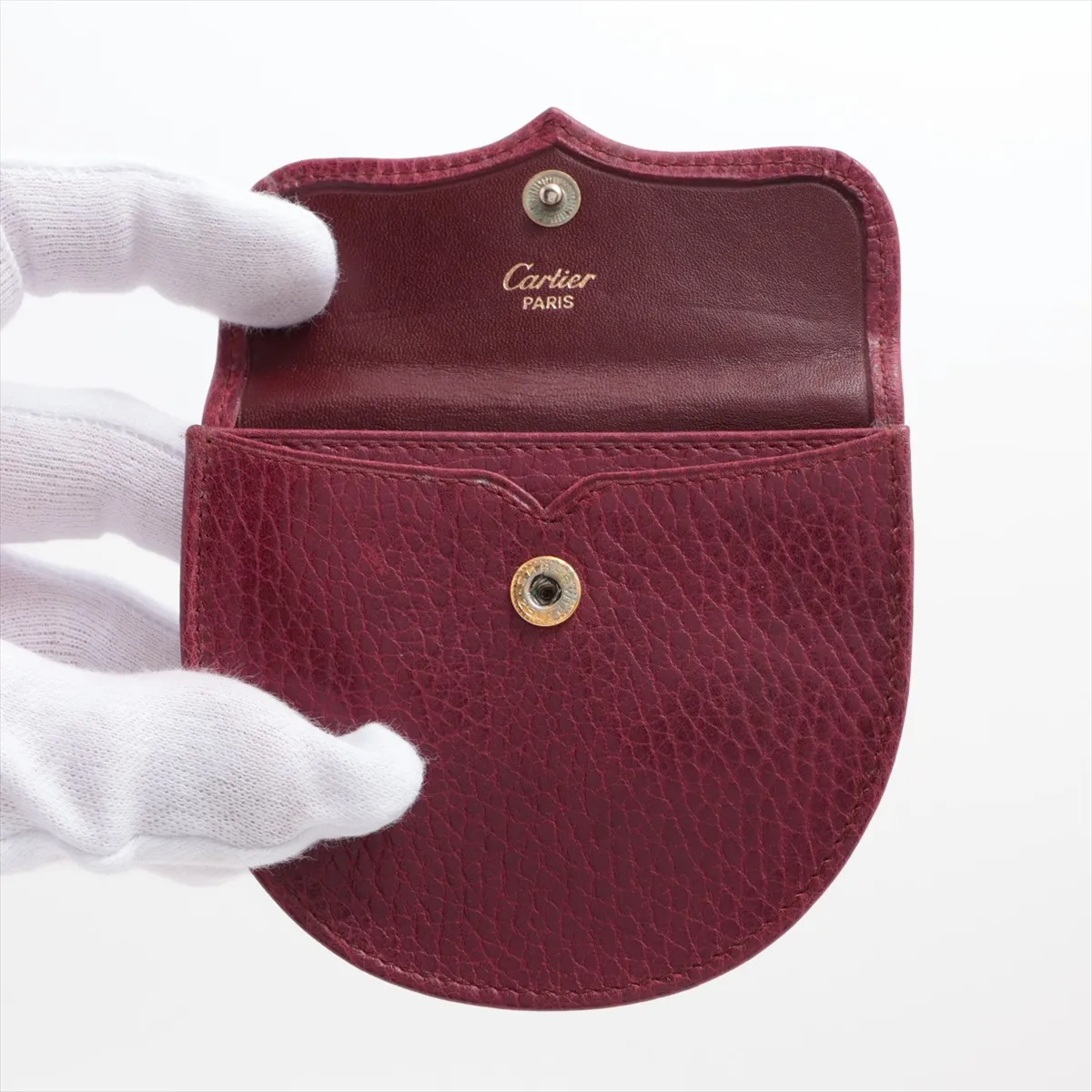 Must Leather Coin Case Bordeaux — view 3