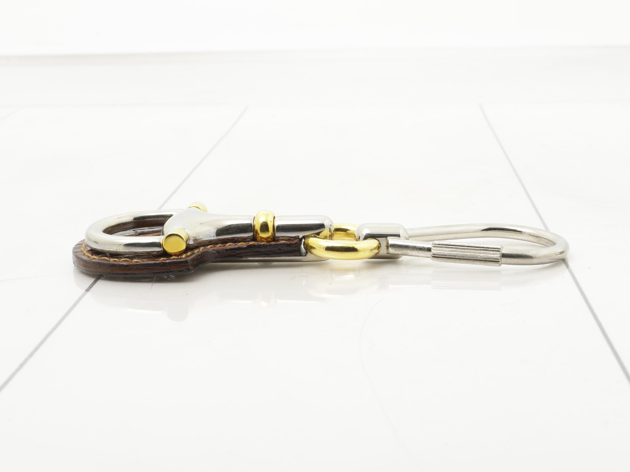 Horsebit Keychain Keyring — view 3