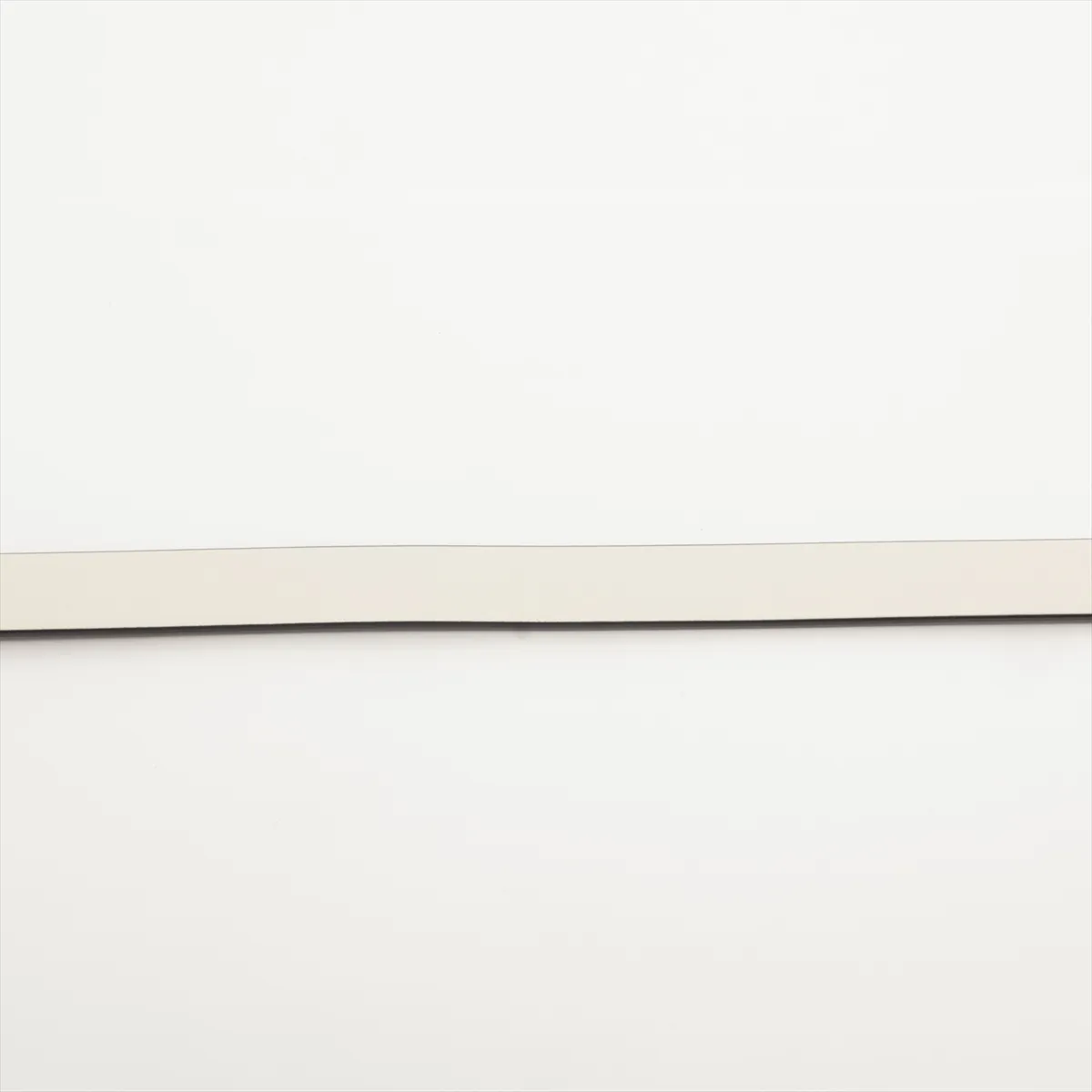 reversible leather belt, black and white. Has — view 4