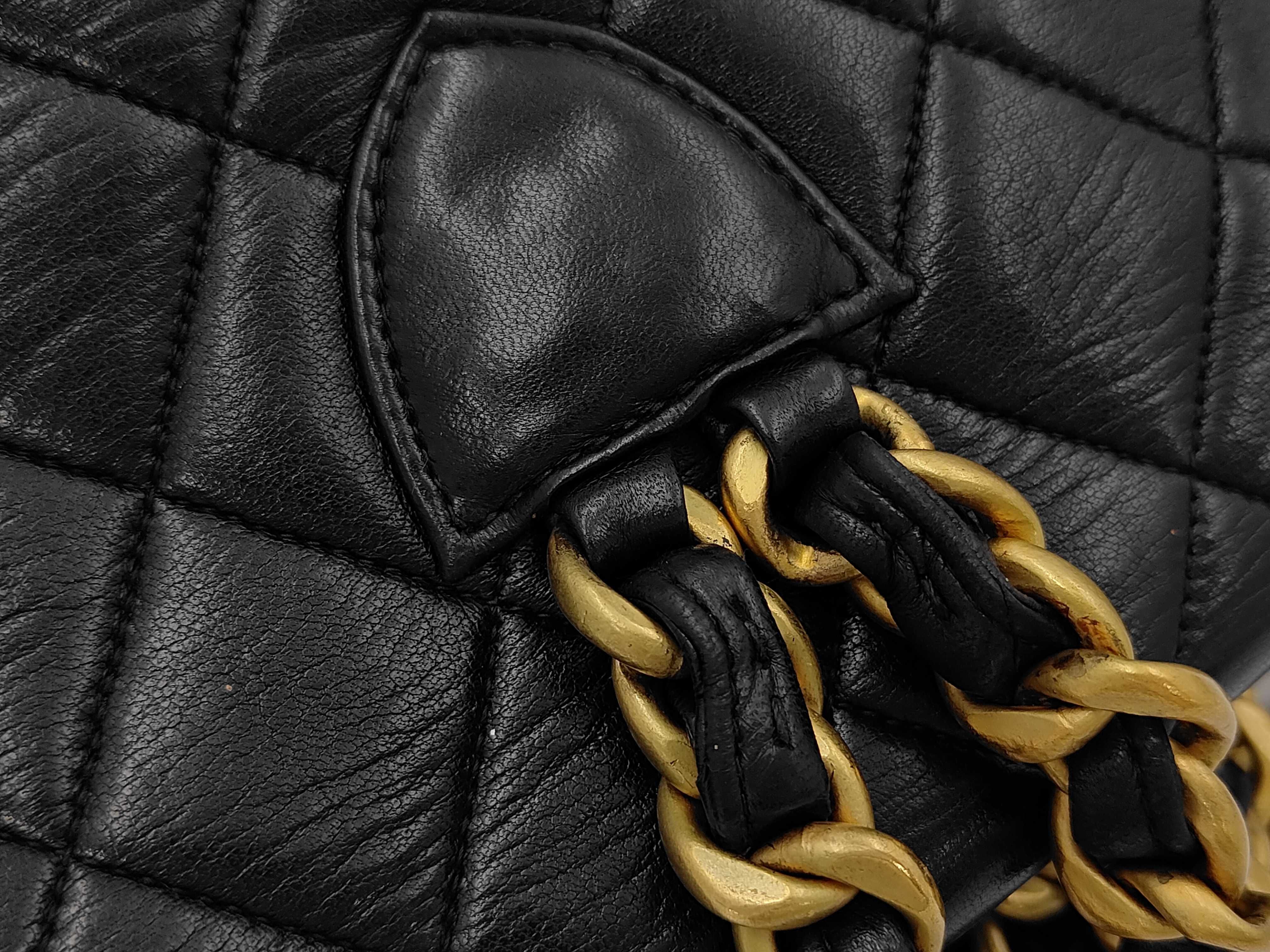 Matelassé Lambskin Turnlock Drawstring Chain Backpack — view 7