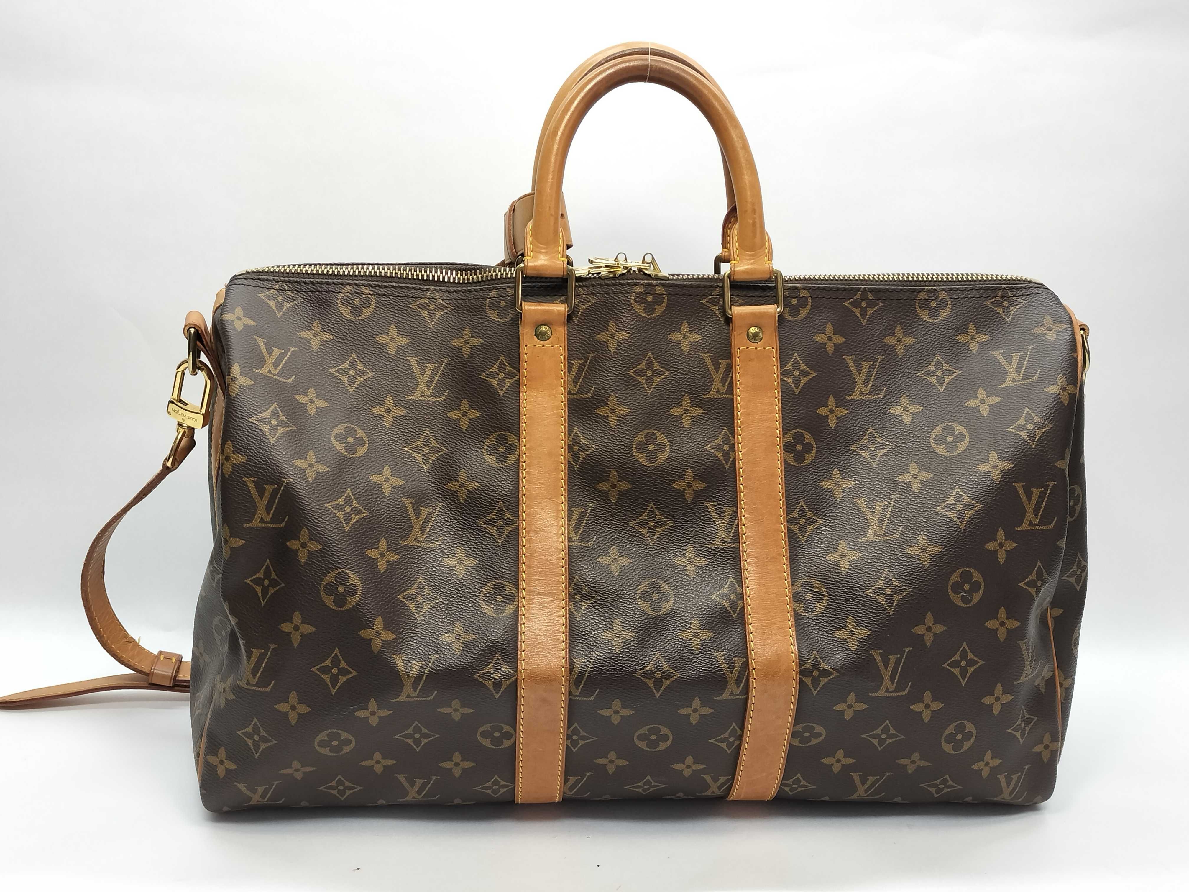 Monogram M41418 Keepall Bandoulière 45 Boston Bag
