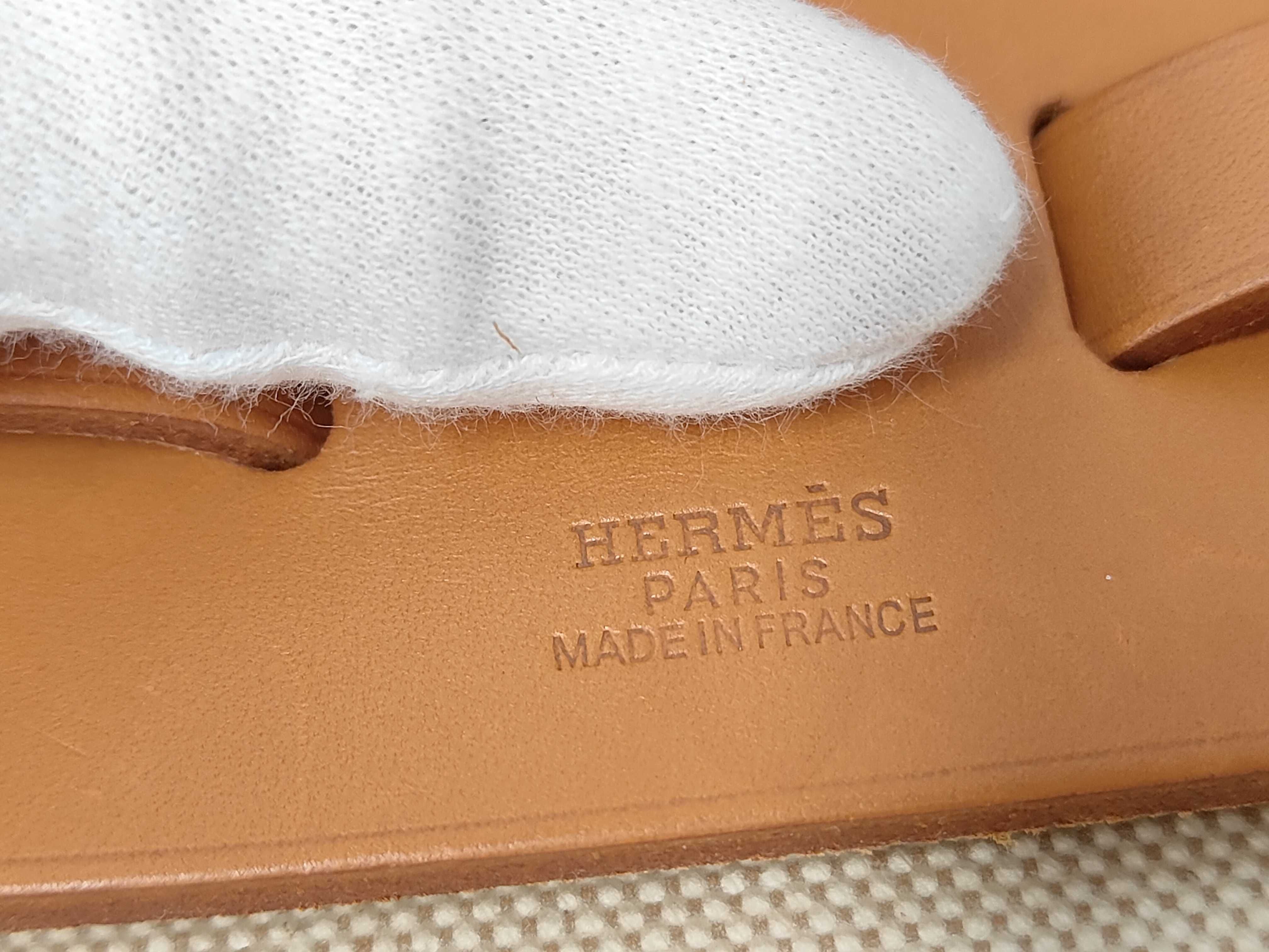 Herbag MM Toile H x Leather Brown D Stamp Includes Replacement Bag Handbag — view 8
