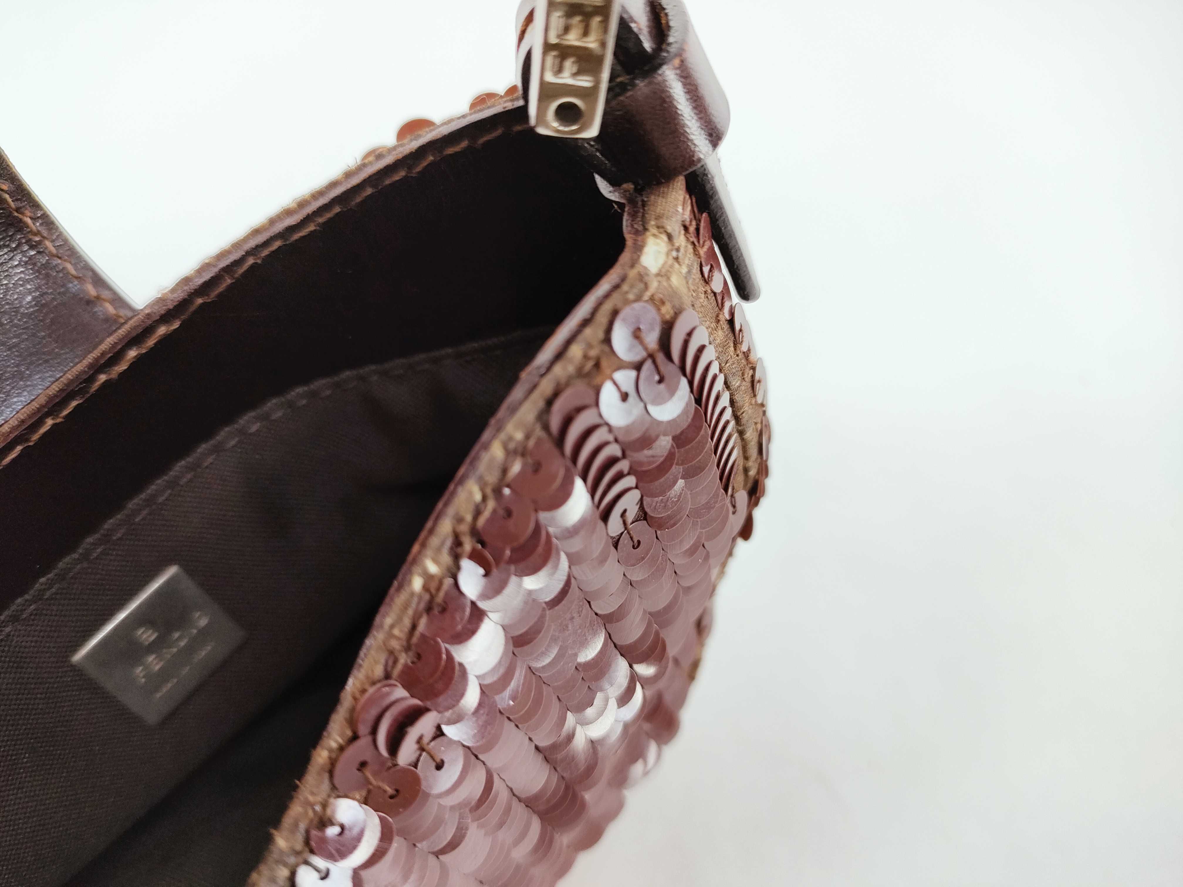 Croissant Handbag, Sequin Handbag — view 12
