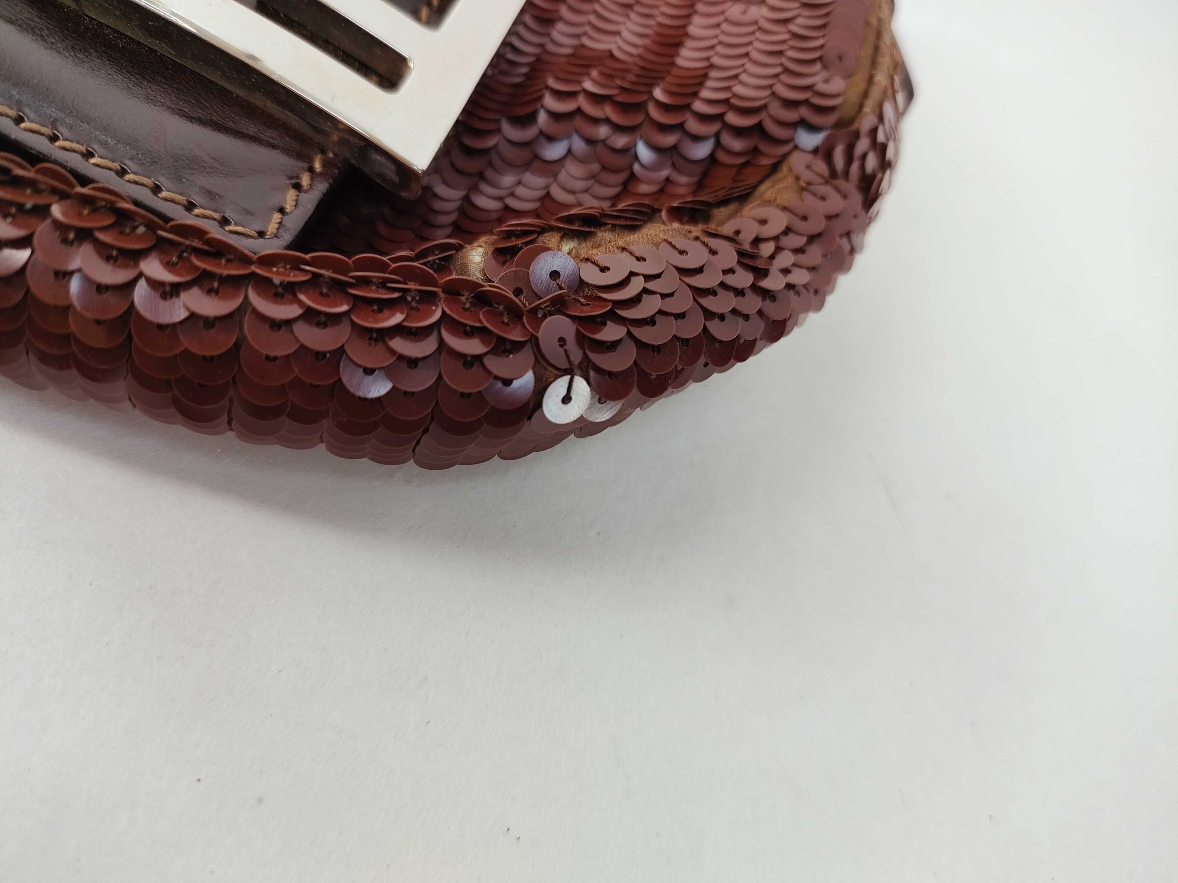 Croissant Handbag, Sequin Handbag — view 7