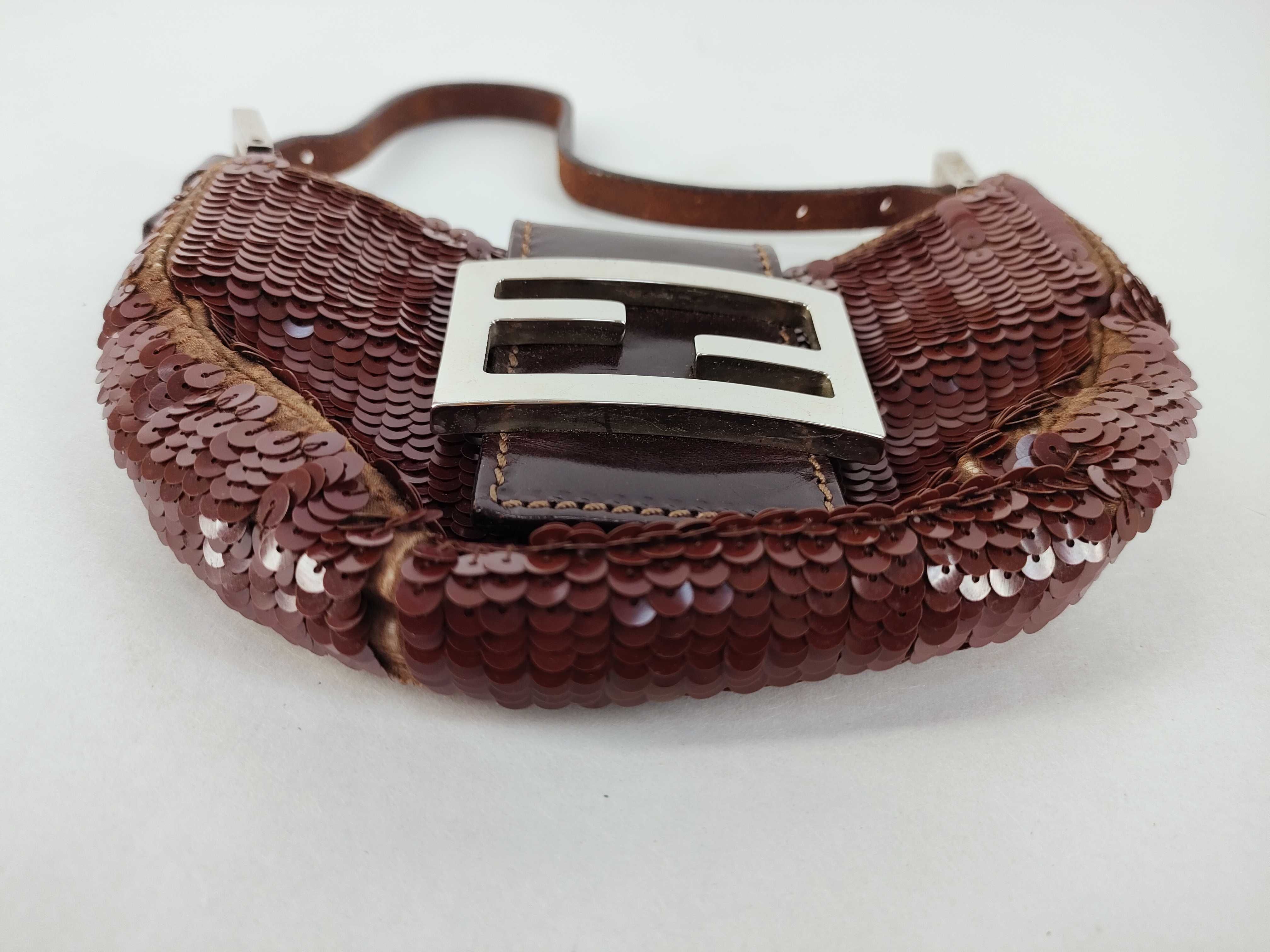 Croissant Handbag, Sequin Handbag — view 8