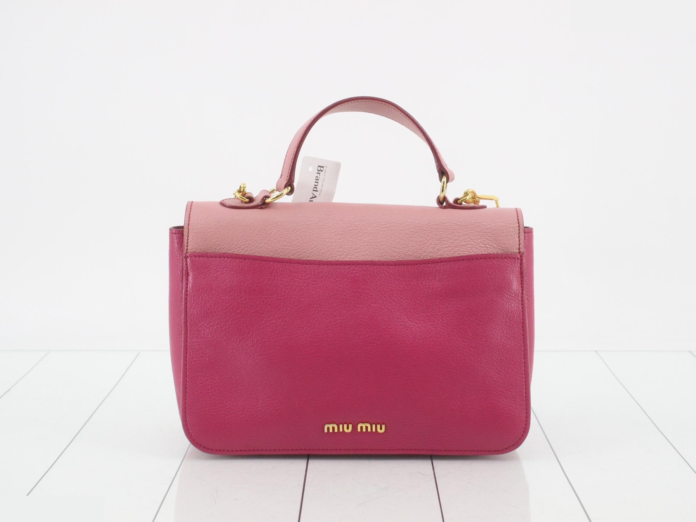 Two-tone 2-way handbag with shoulder strap — view 2