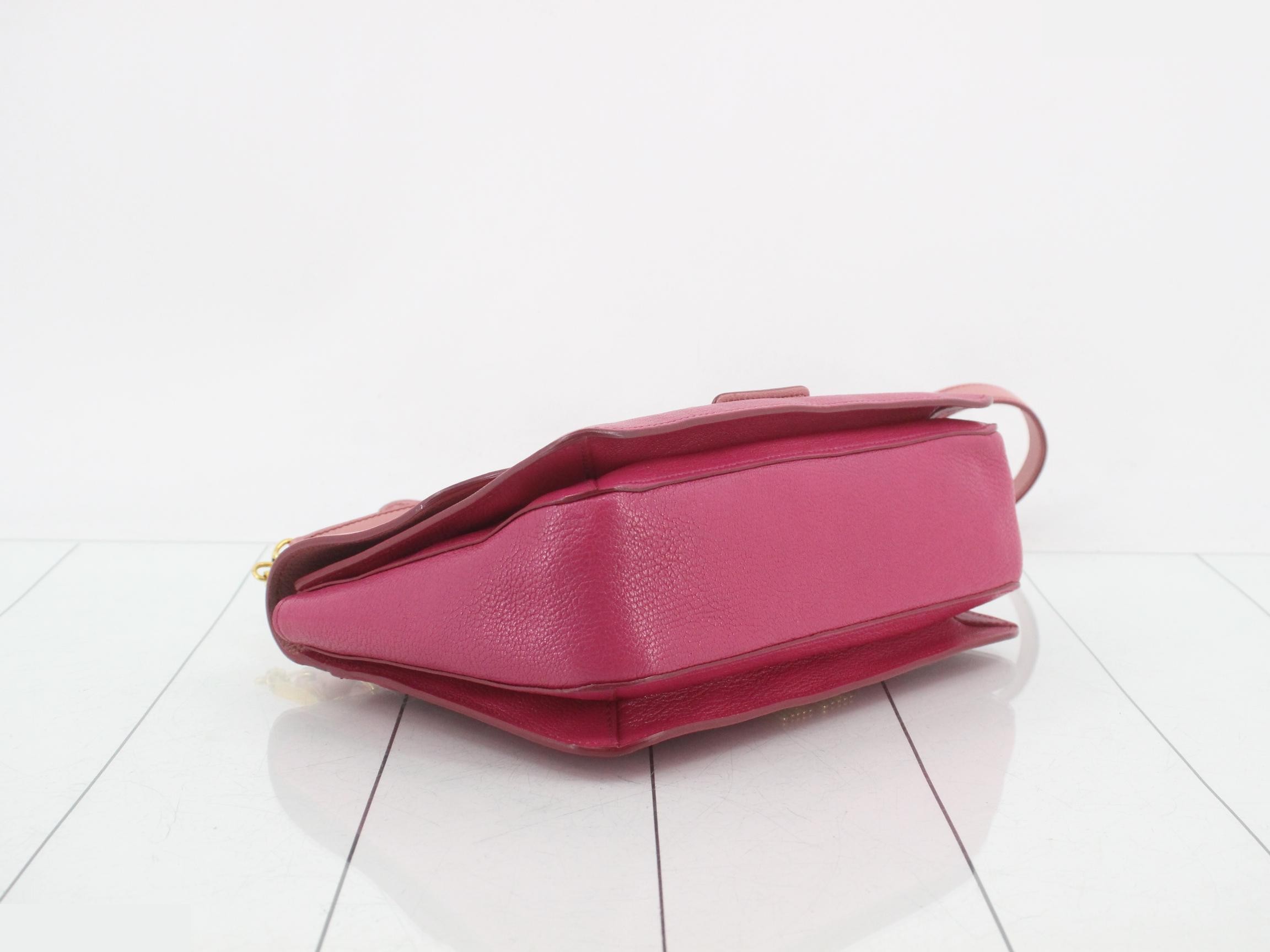 Two-tone 2-way handbag with shoulder strap — view 5
