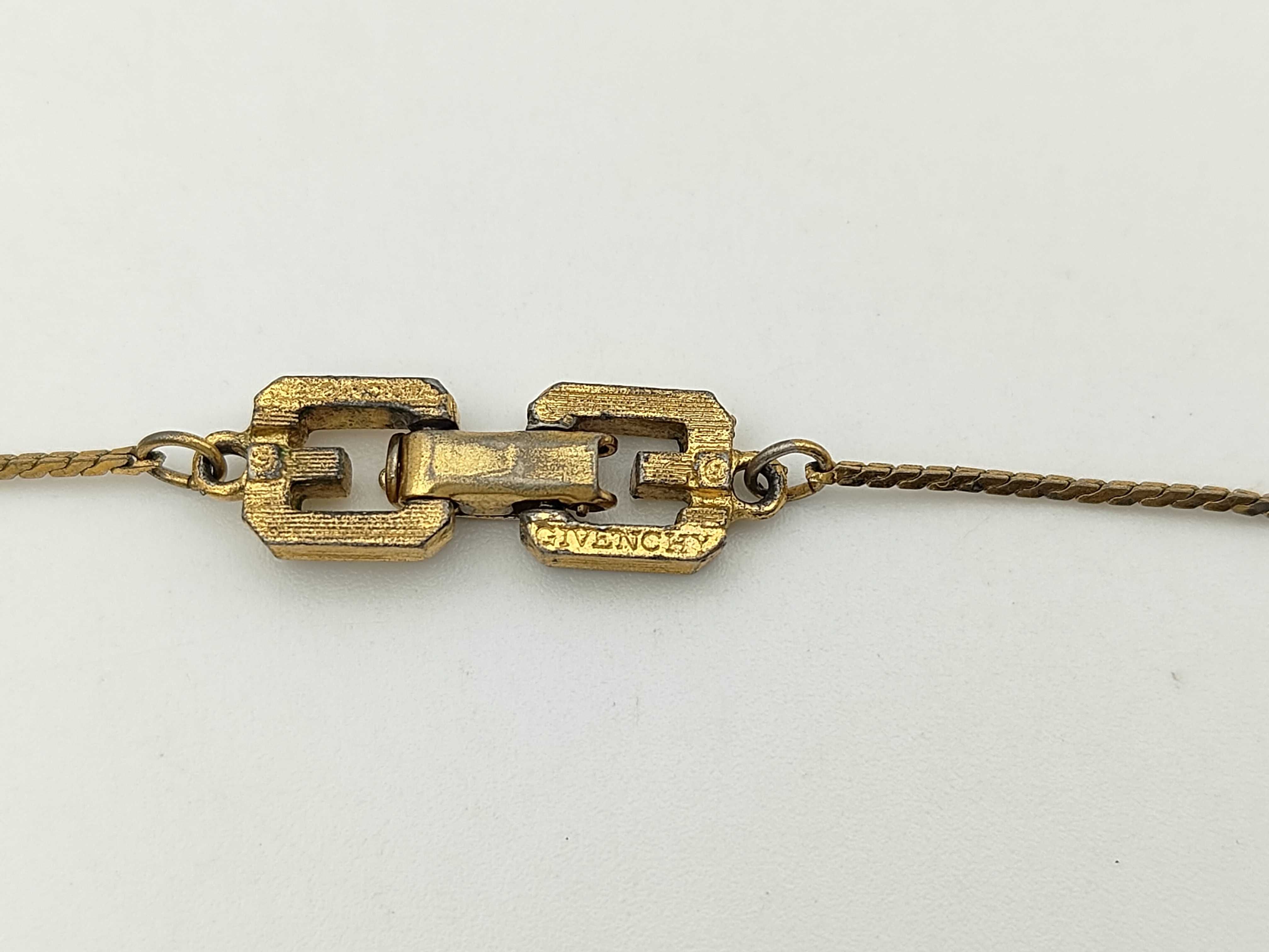 4G Logo Square Gold Necklace — view 5