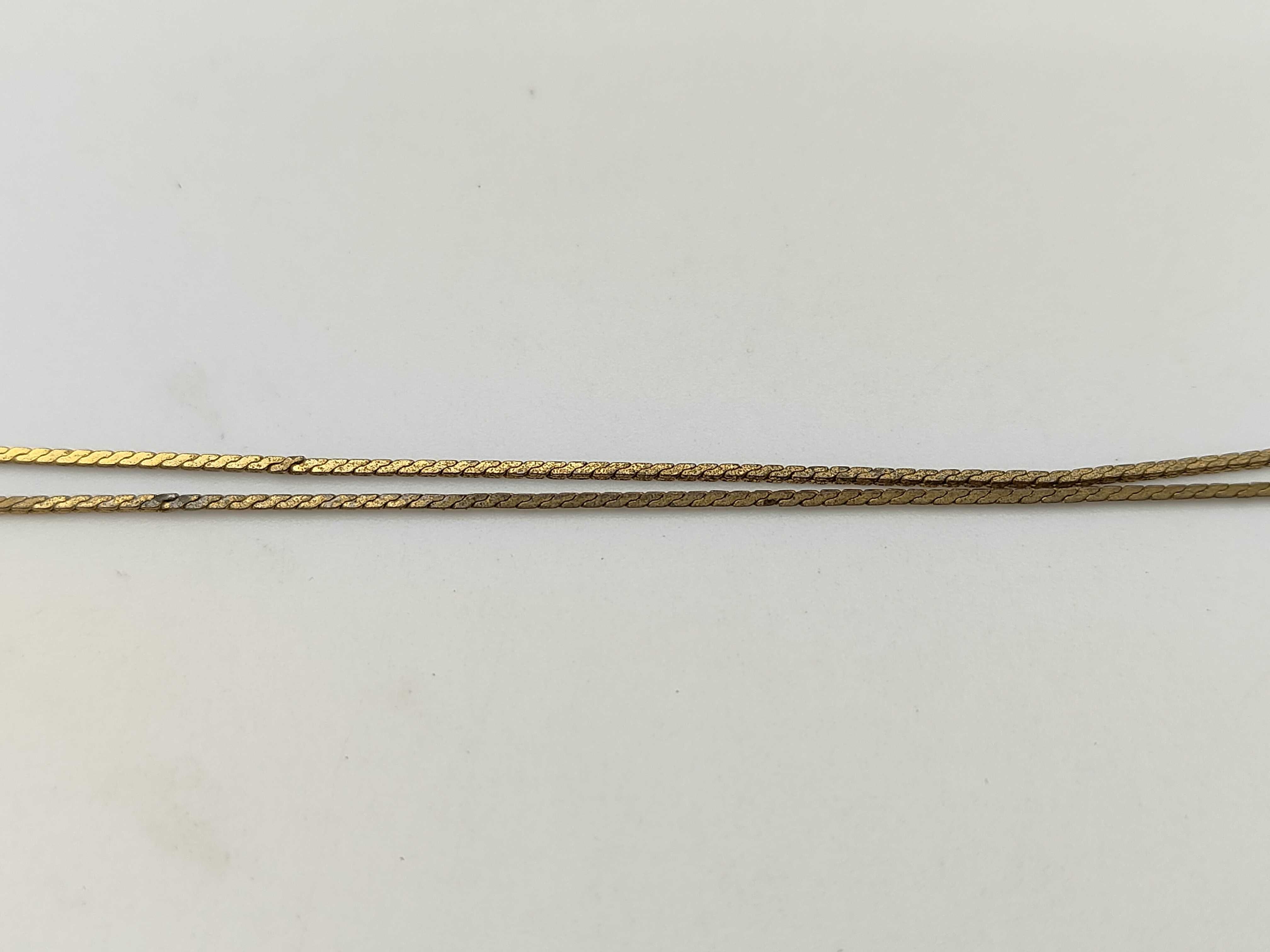 4G Logo Square Gold Necklace — view 7
