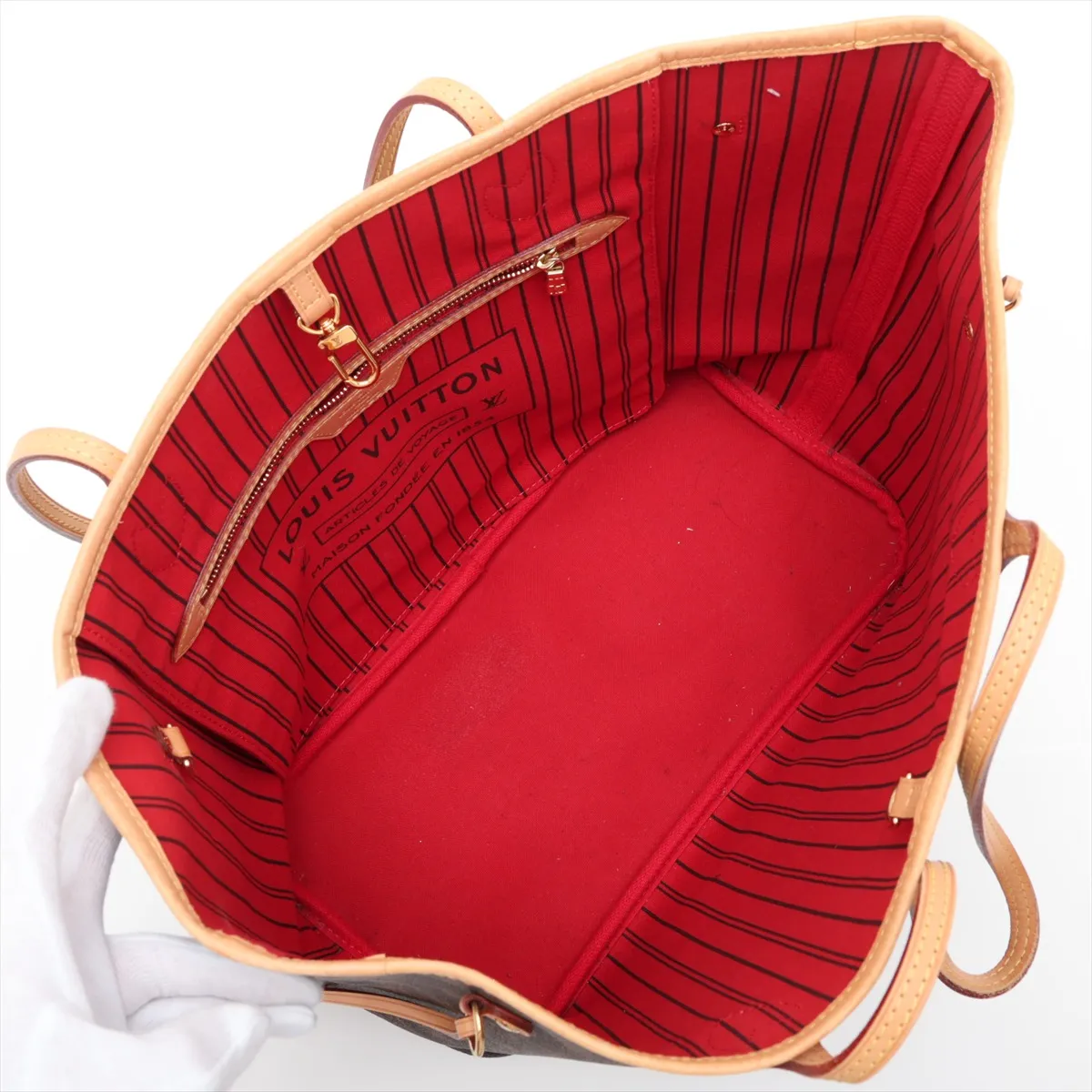 Monogram Neverfull MM M41177 CA0146 Brown — view 7