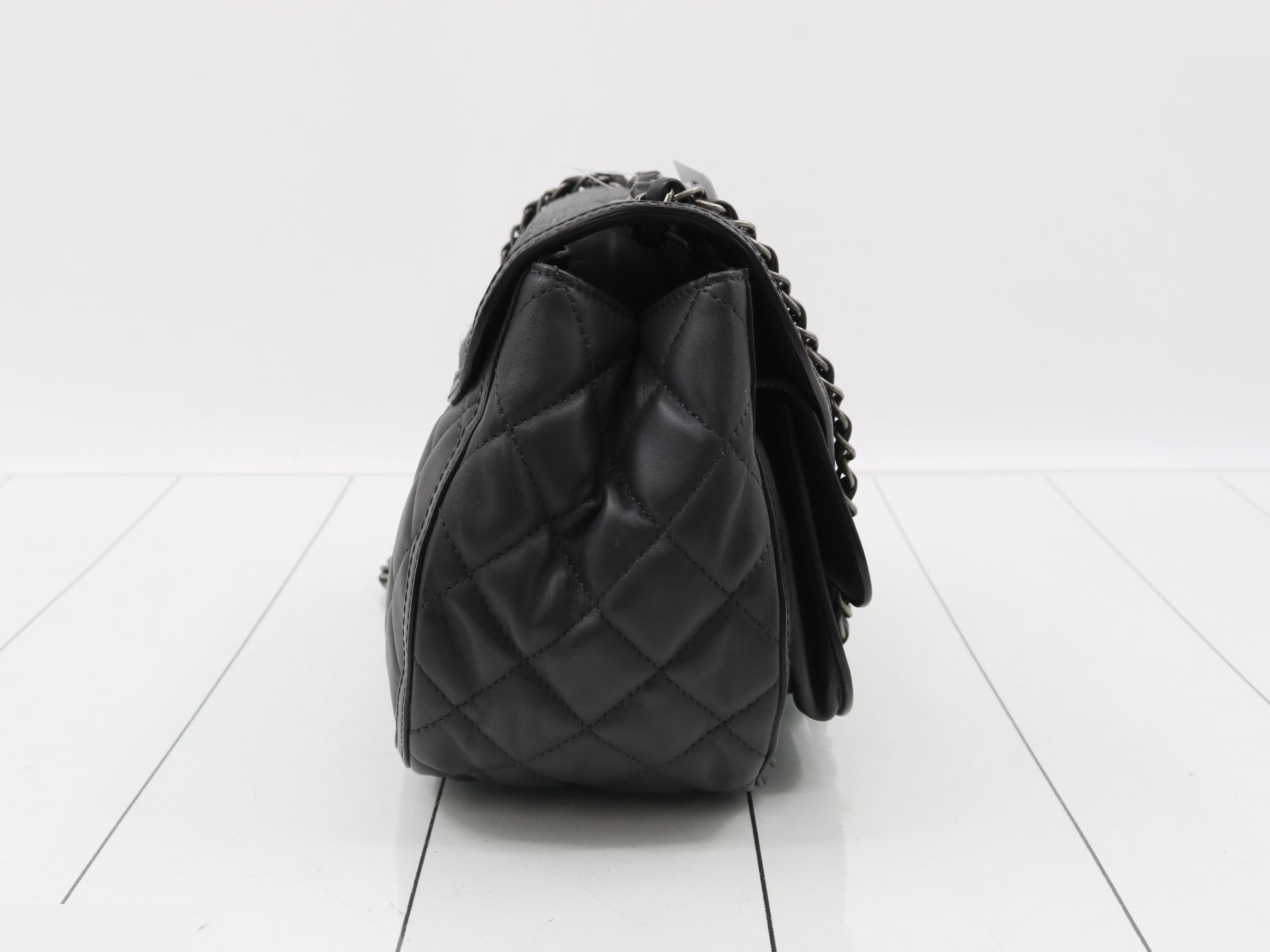 Calf hair x Lambskin Shoulder Bag — view 4