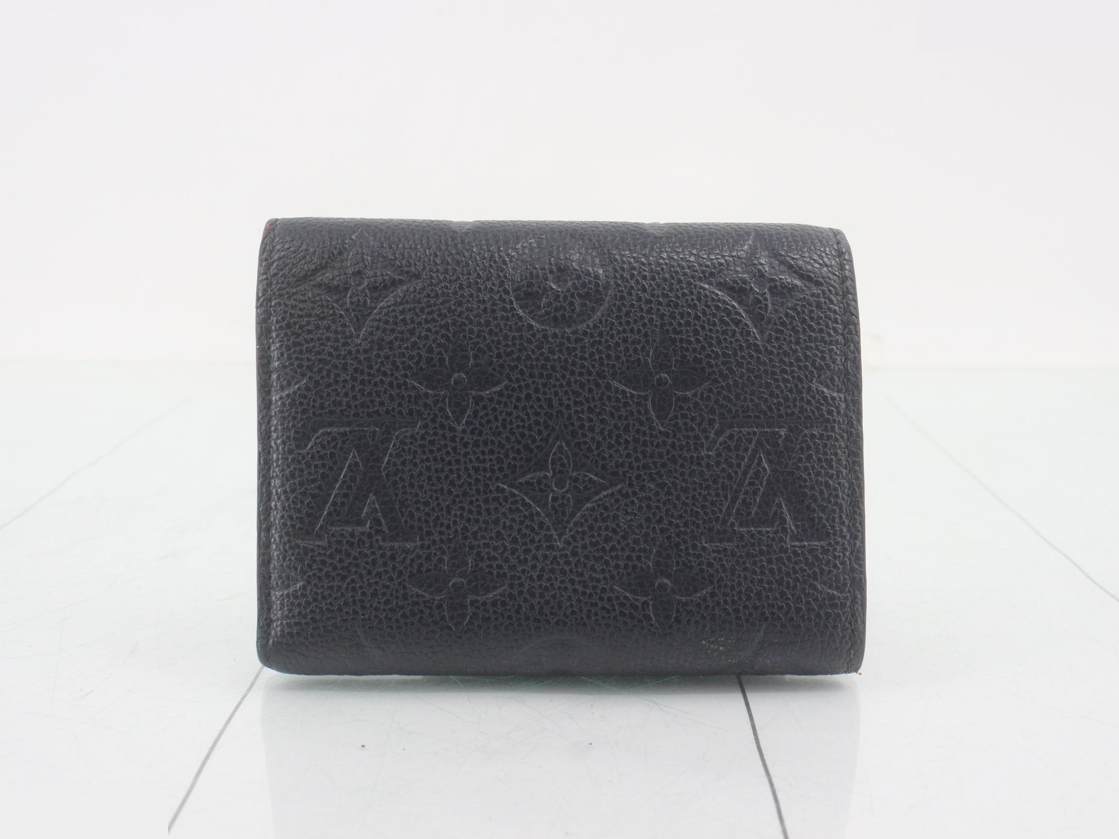 Wallet, Portefeuille Victorine, Navy, RFID detected. — view 2