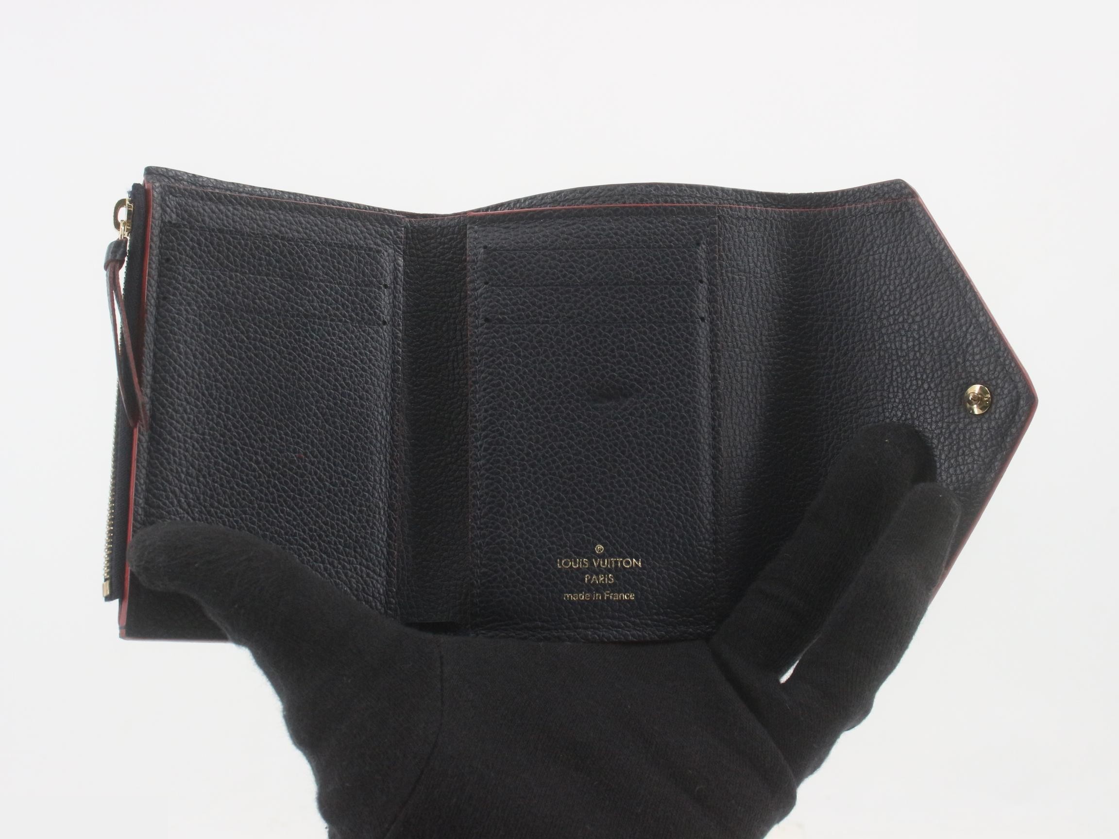 Wallet, Portefeuille Victorine, Navy, RFID detected. — view 4