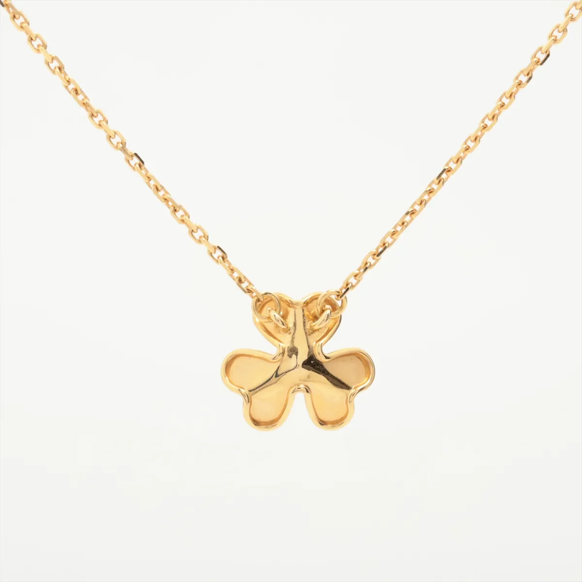 Frivole Mini Diamond Necklace 750(YG) 3.2g JP640995 Hallmark crushed — view 2