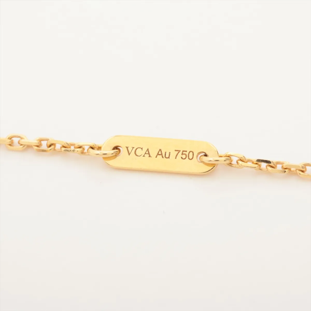 Frivole Mini Diamond Necklace 750(YG) 3.2g JP640995 Hallmark crushed — view 4