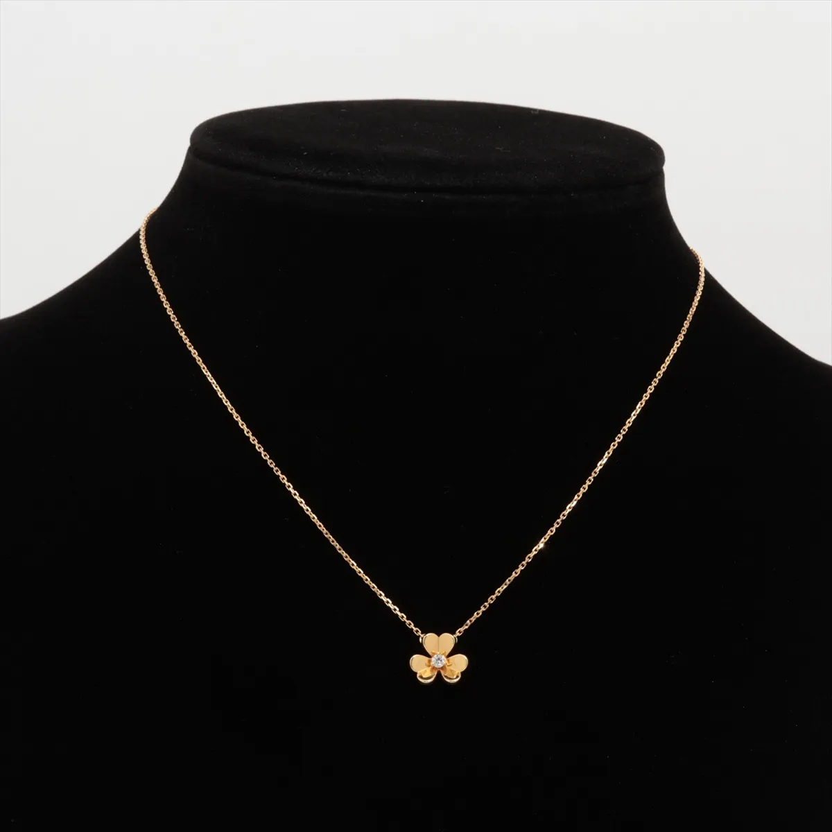 Frivole Mini Diamond Necklace 750(YG) 3.2g JP640995 Hallmark crushed — view 5