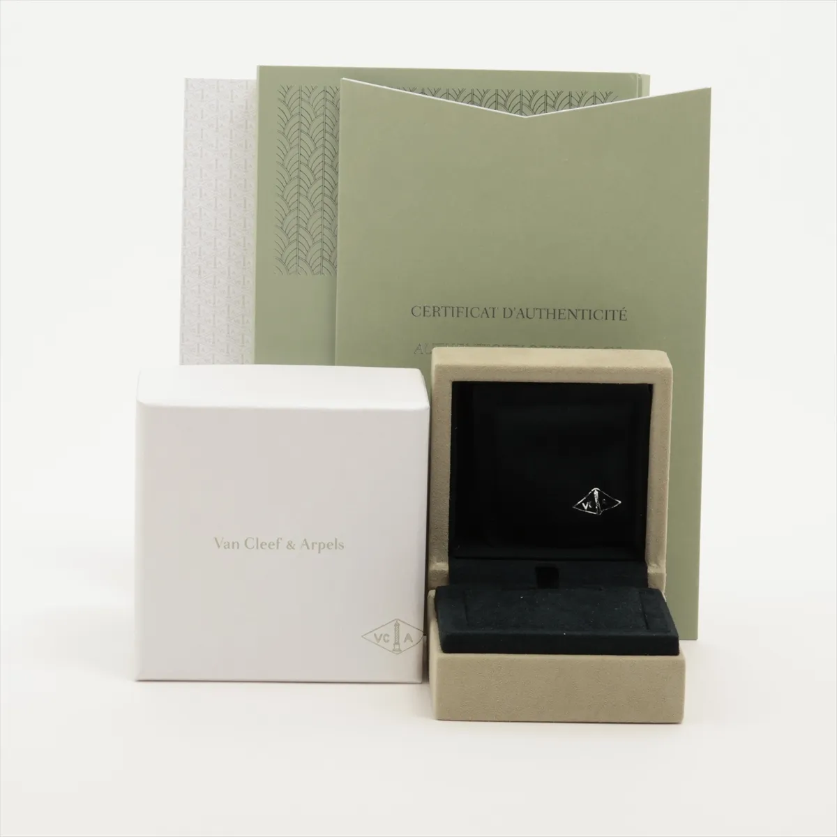 Frivole Mini Diamond Necklace 750(YG) 3.2g JP640995 Hallmark crushed — view 7