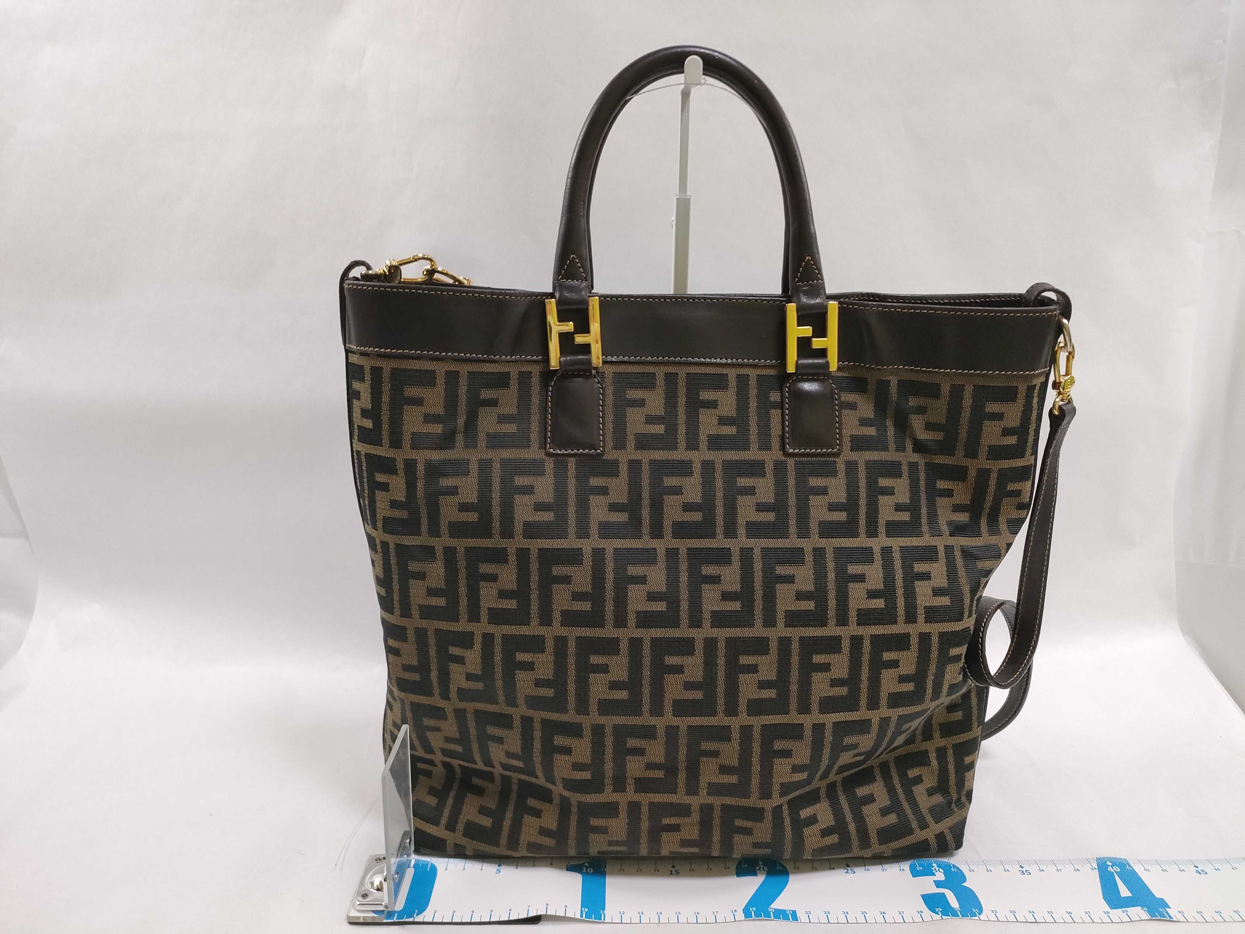 Zucca pattern Fendi Zucca handbag 2-way handbag — view 2
