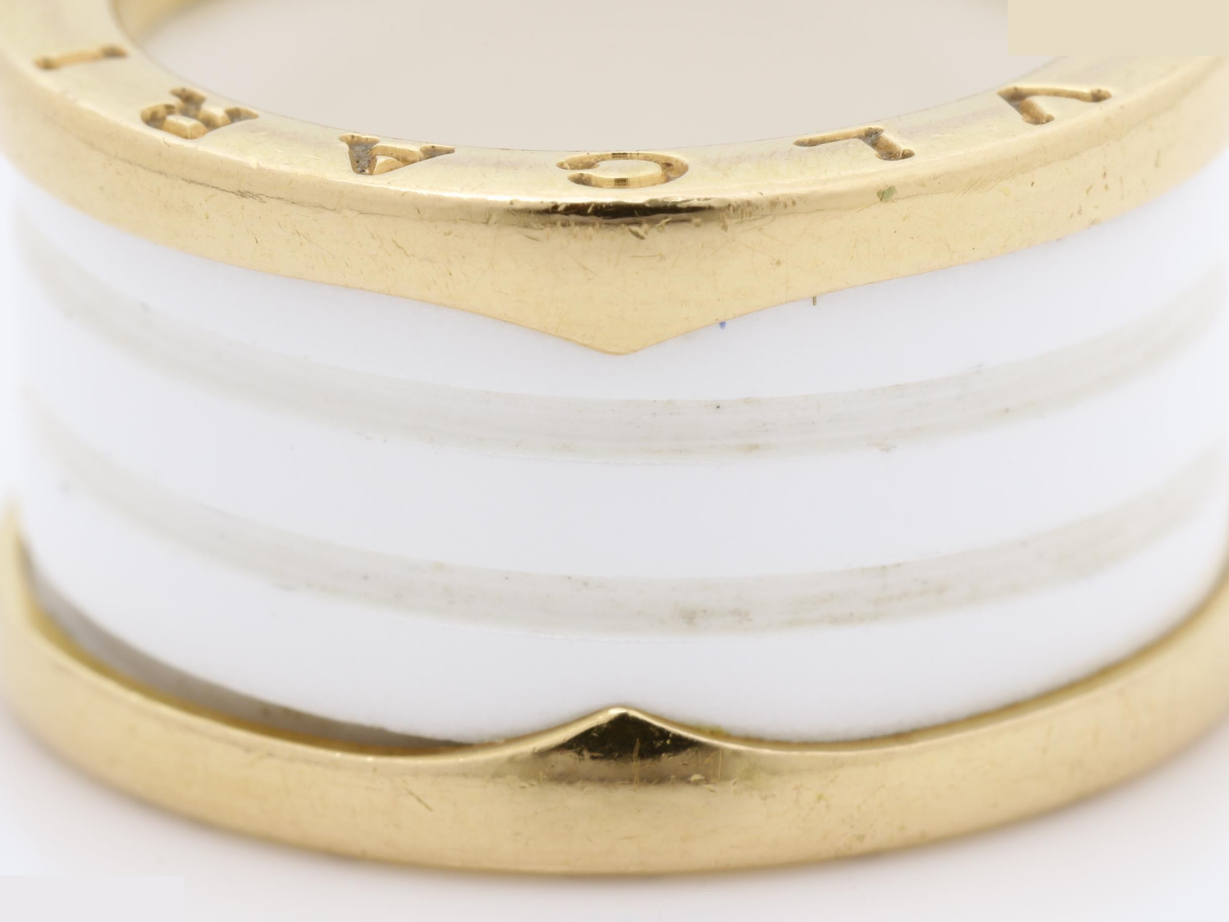 B.zero1 (precious metal) ring, 750PG x ceramic, size 52, 9.2g — view 2