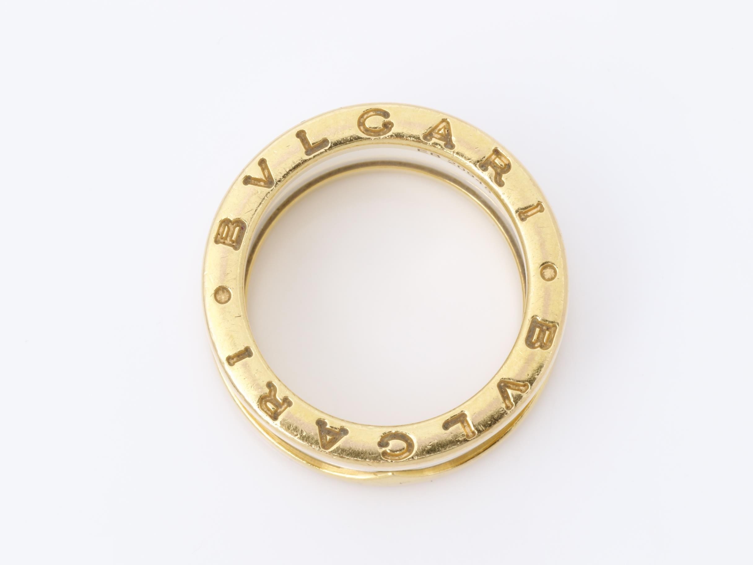 B.zero1 (precious metal) ring, 750PG x ceramic, size 52, 9.2g — view 5