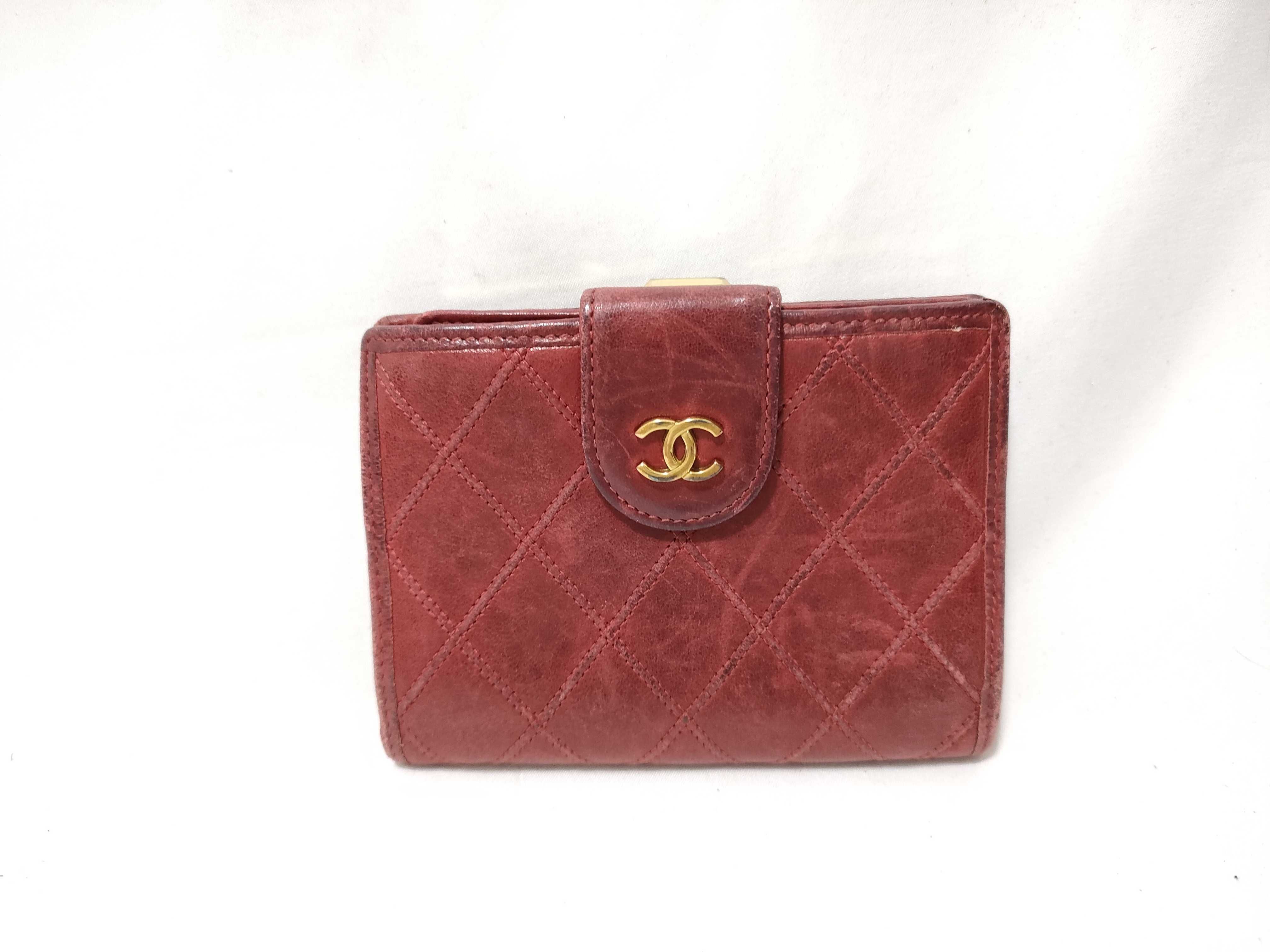 Red Lambskin Wallet