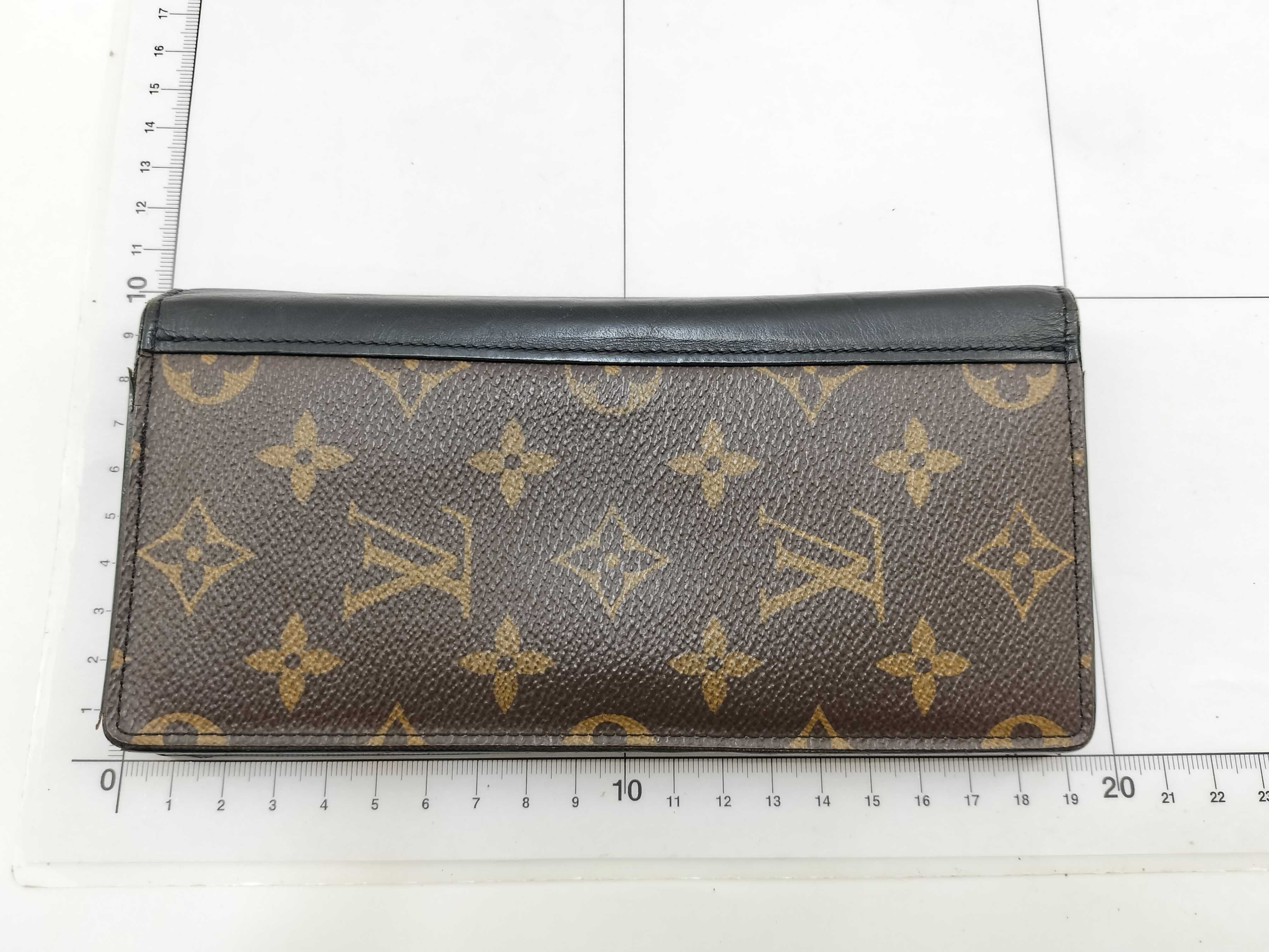 Monogram Macassar Louis Vuitton Portefeuille Brazza Monogram Macassar Bi-fold Long Wallet Leather M69410 Wallet — view 2